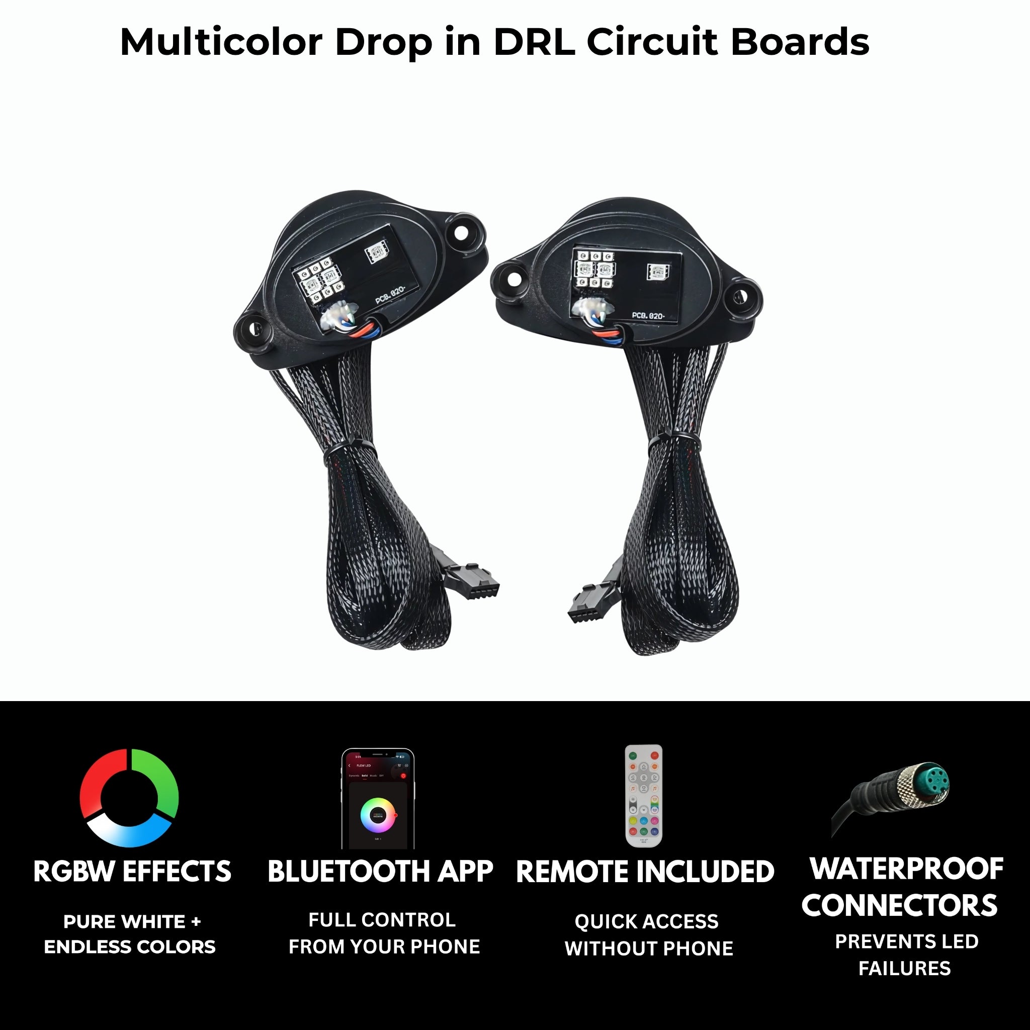 Chevrolet Corvette C8 RGB+A DRL Boards (2020-2025)