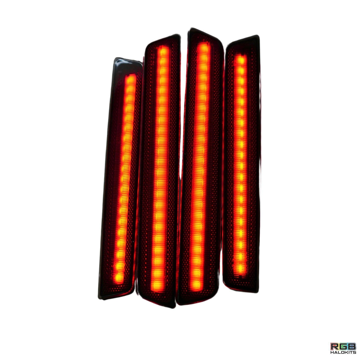 2015-2023 Dodge Challenger Flow Series Side Markers (4pc) – Custom Multicolor LED Lighting by RGB Halo Kits