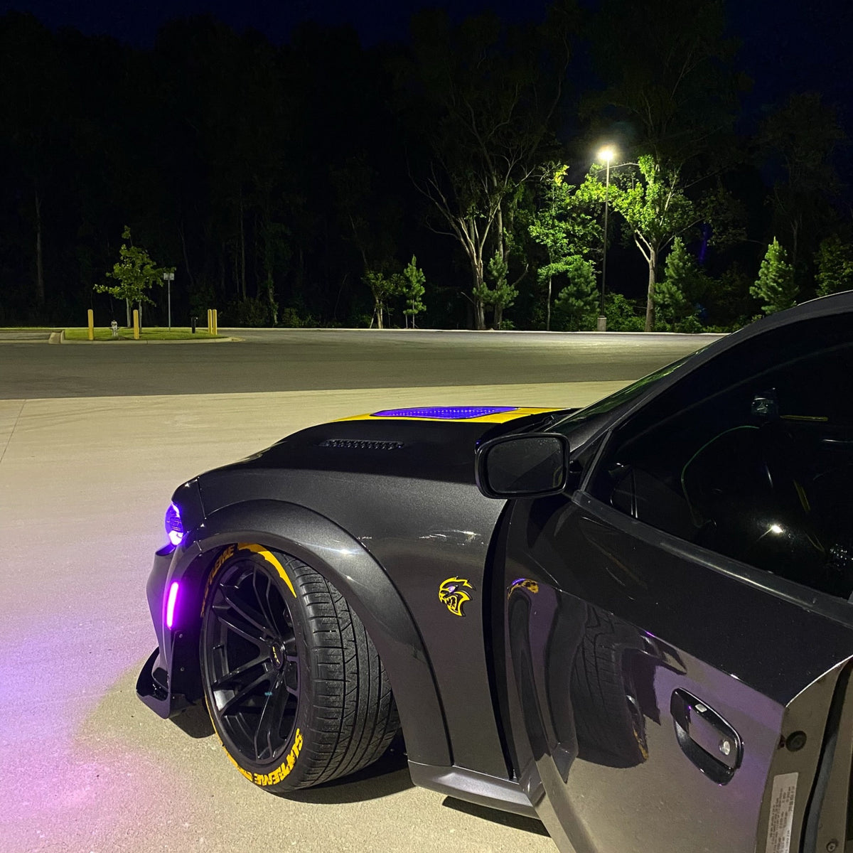 2015-2023 Dodge Charger Flow Series Side Markers (4pc) – Custom Multicolor LED Lighting by RGB Halo Kits