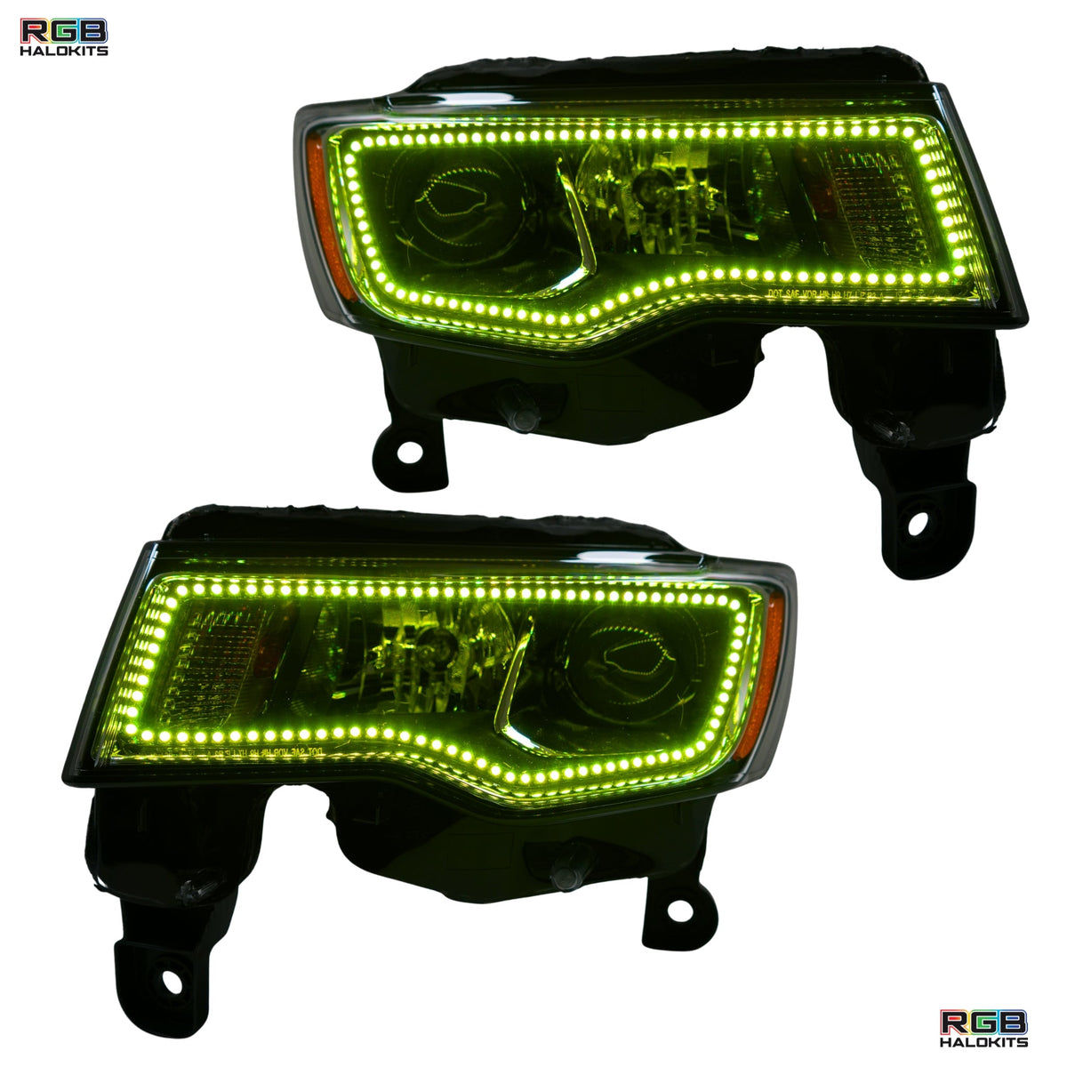 Jeep Grand Cherokee Multicolor Flow Series Halo Kit (2014-2021) – Custom Multicolor LED Lighting by RGB Halo Kits