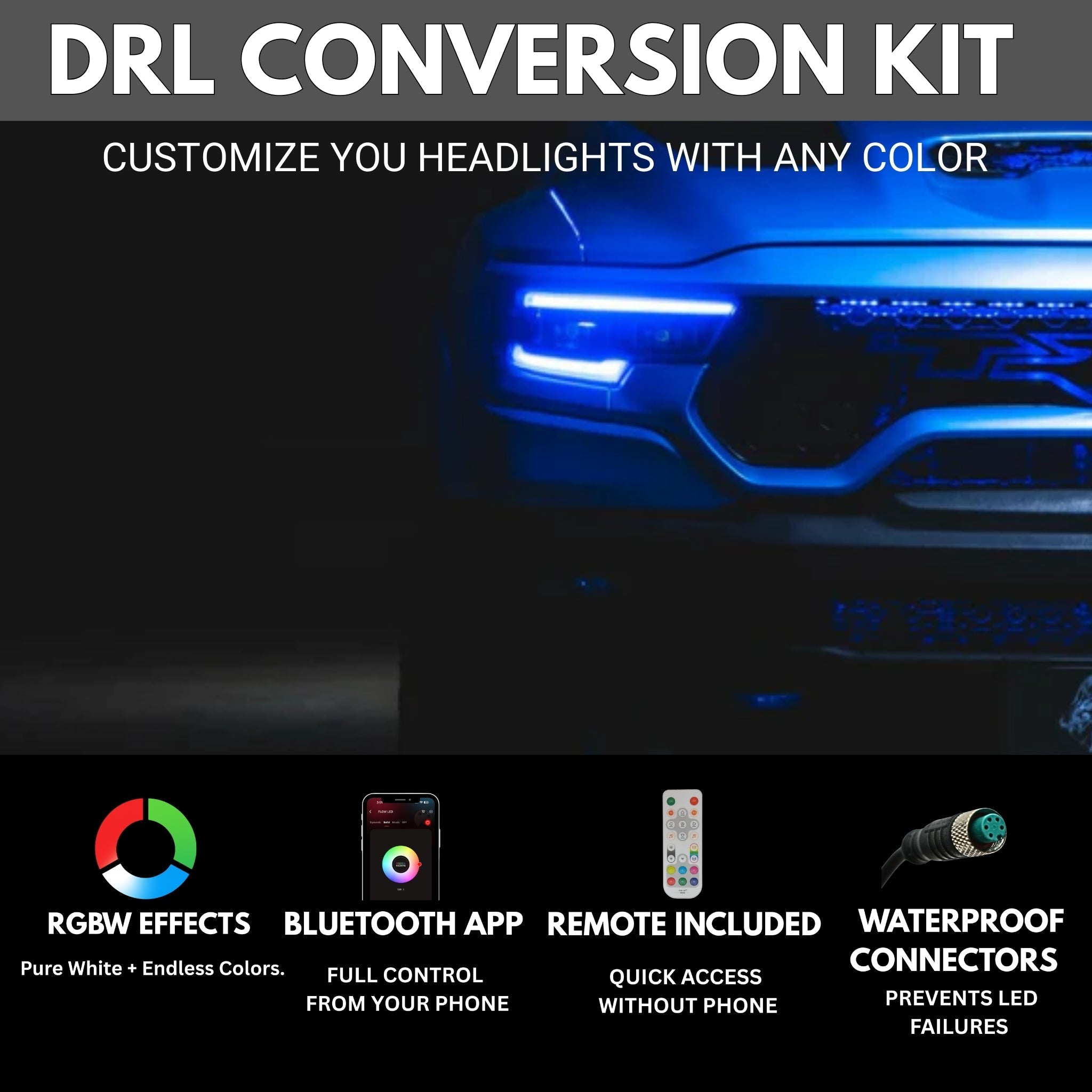 Ram 1500 / TRX RGBW DRL Boards (2019-2024)