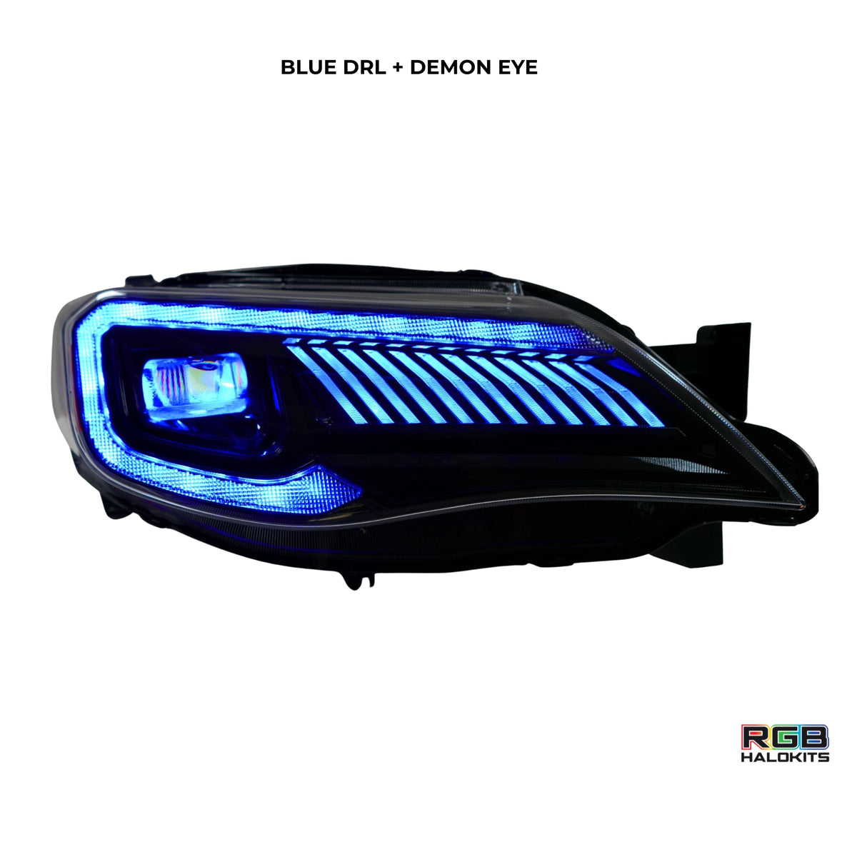 Subaru Impreza WRX/STI: Multicolor Flow Series Headlights (2008-2014) + Demon Eyes | XB Morimoto – Custom Multicolor LED Lighting by RGB Halo Kits