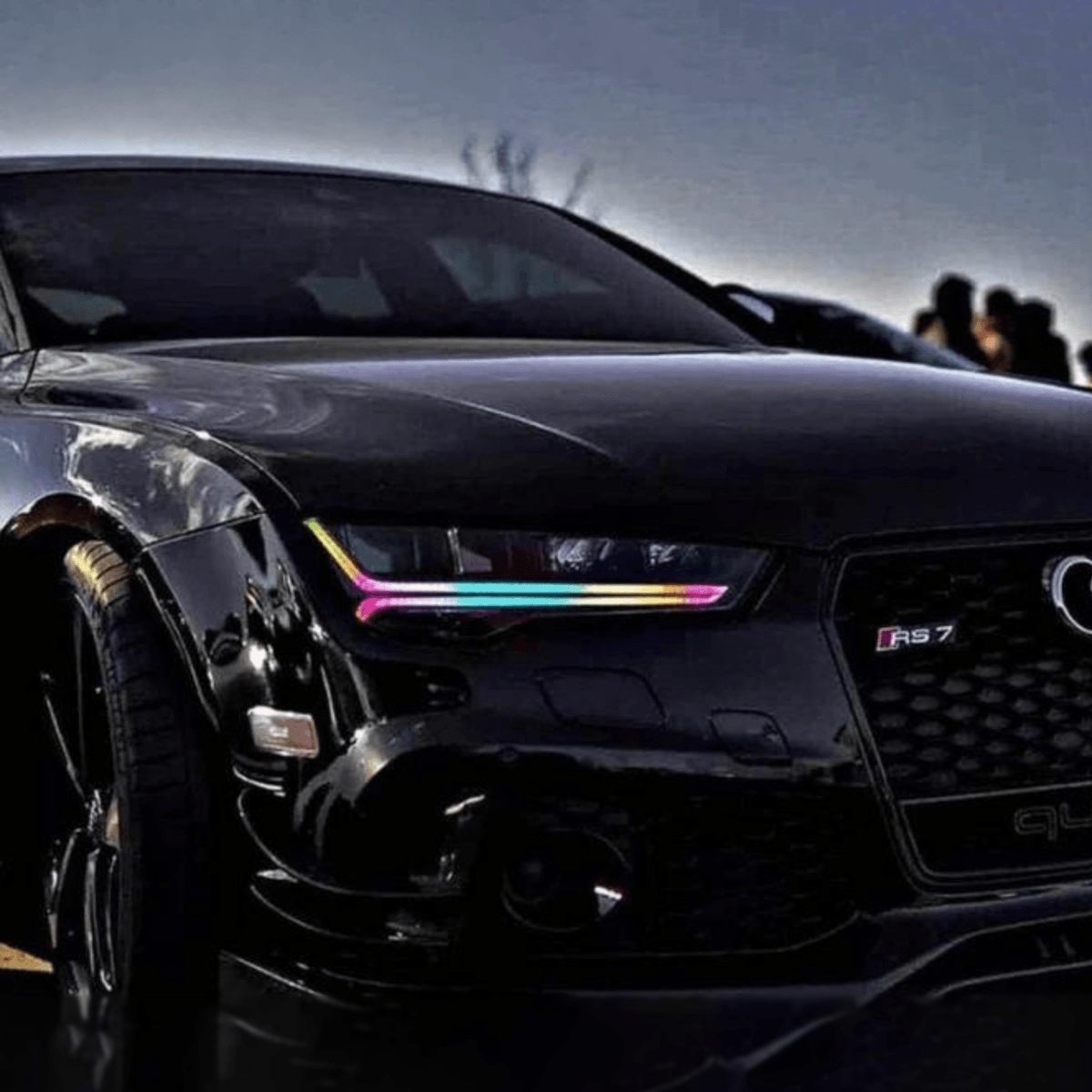 Audi A7/RS7 Flow Series/Color Chasing DRL Boards (2015-2017) – Custom Multicolor LED Lighting by RGB Halo Kits