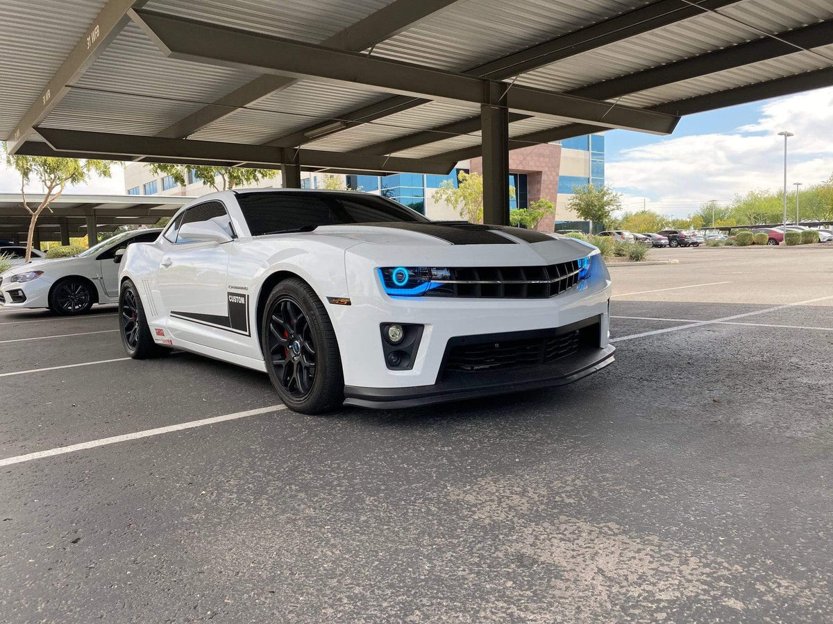 Chevrolet Camaro: Multicolor Flow Series Headlights (2010-2013) – Custom Multicolor LED Lighting by RGB Halo Kits