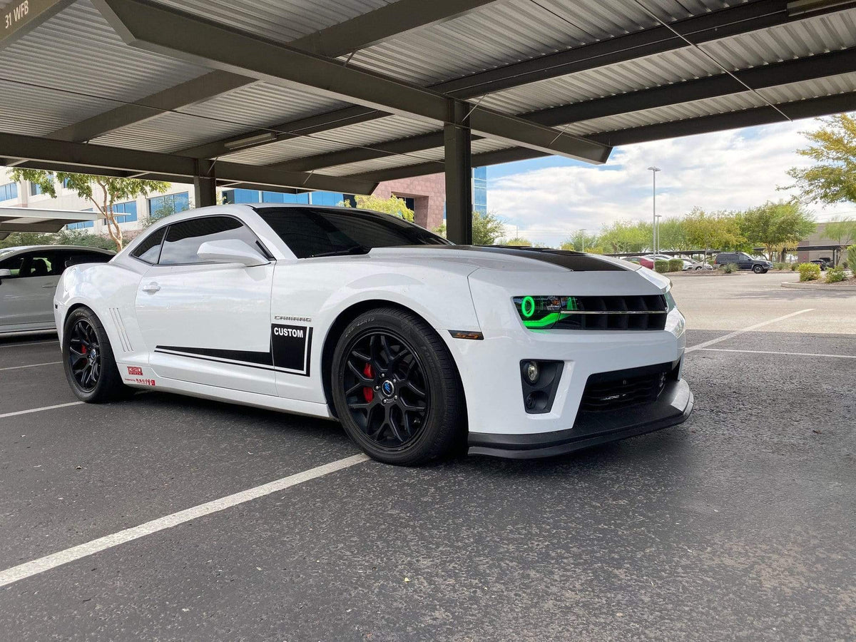 Chevrolet Camaro: Multicolor Flow Series Headlights (2010-2013) – Custom Multicolor LED Lighting by RGB Halo Kits