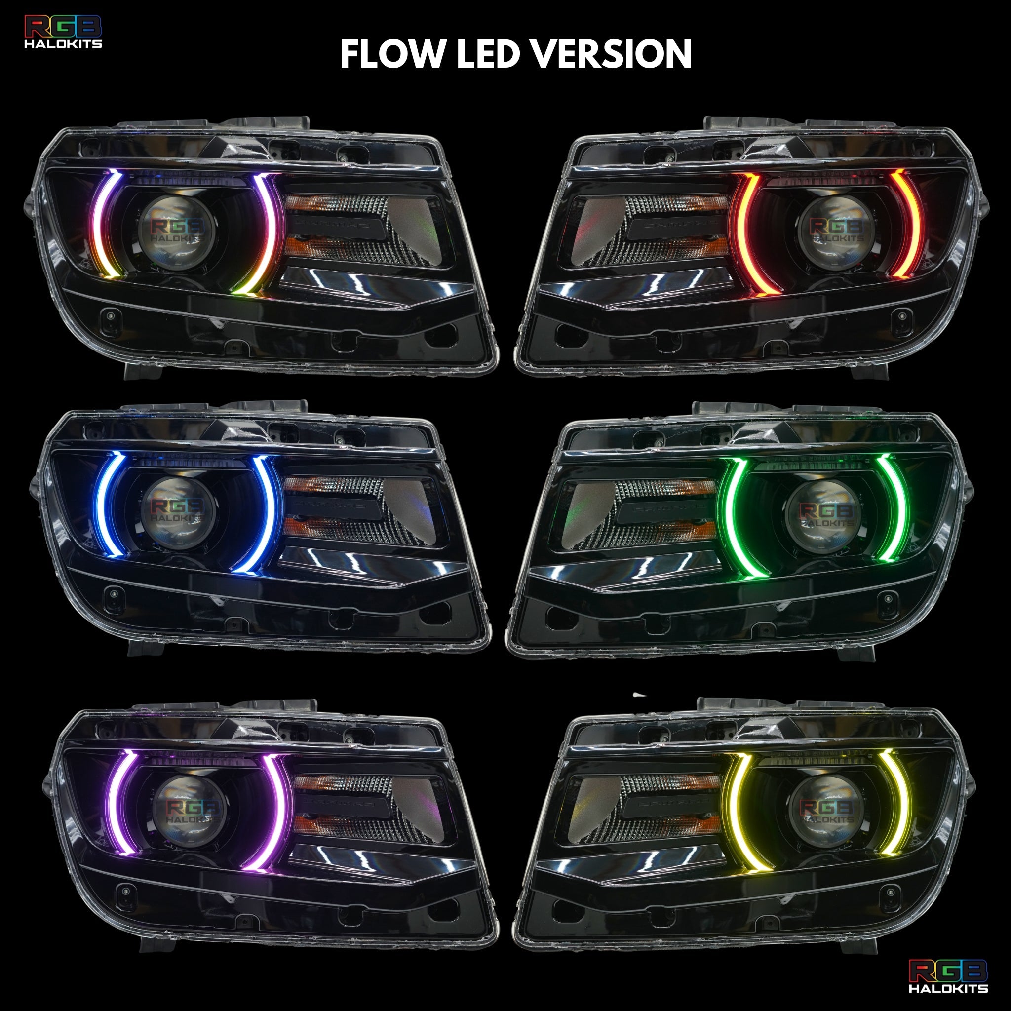 Chevrolet Camaro RS/SS Multicolor DRL Boards (2014-2015) – Custom Multicolor LED Lighting by RGB Halo Kits