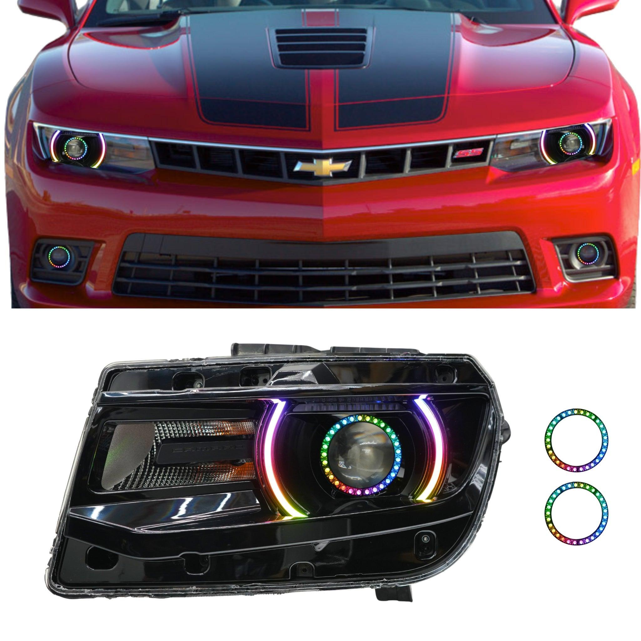 Chevrolet Camaro RS/SS Multicolor DRL Boards (2014-2015) – Custom Multicolor LED Lighting by RGB Halo Kits
