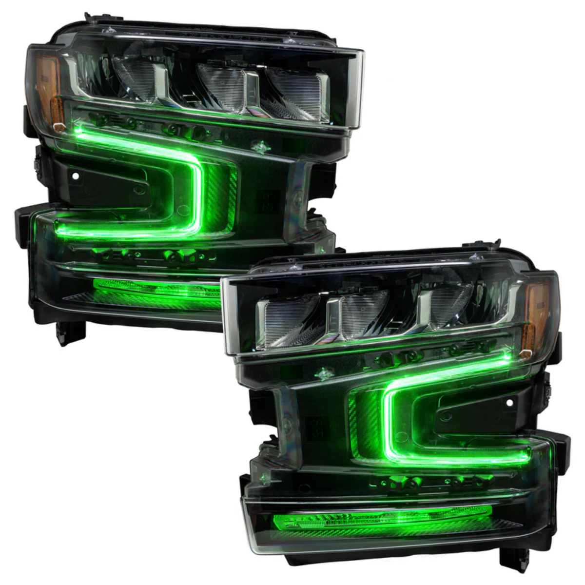 Chevrolet Silverado 1500 RGBW DRL Boards (2019-2022) – Custom Multicolor LED Lighting by RGB Halo Kits