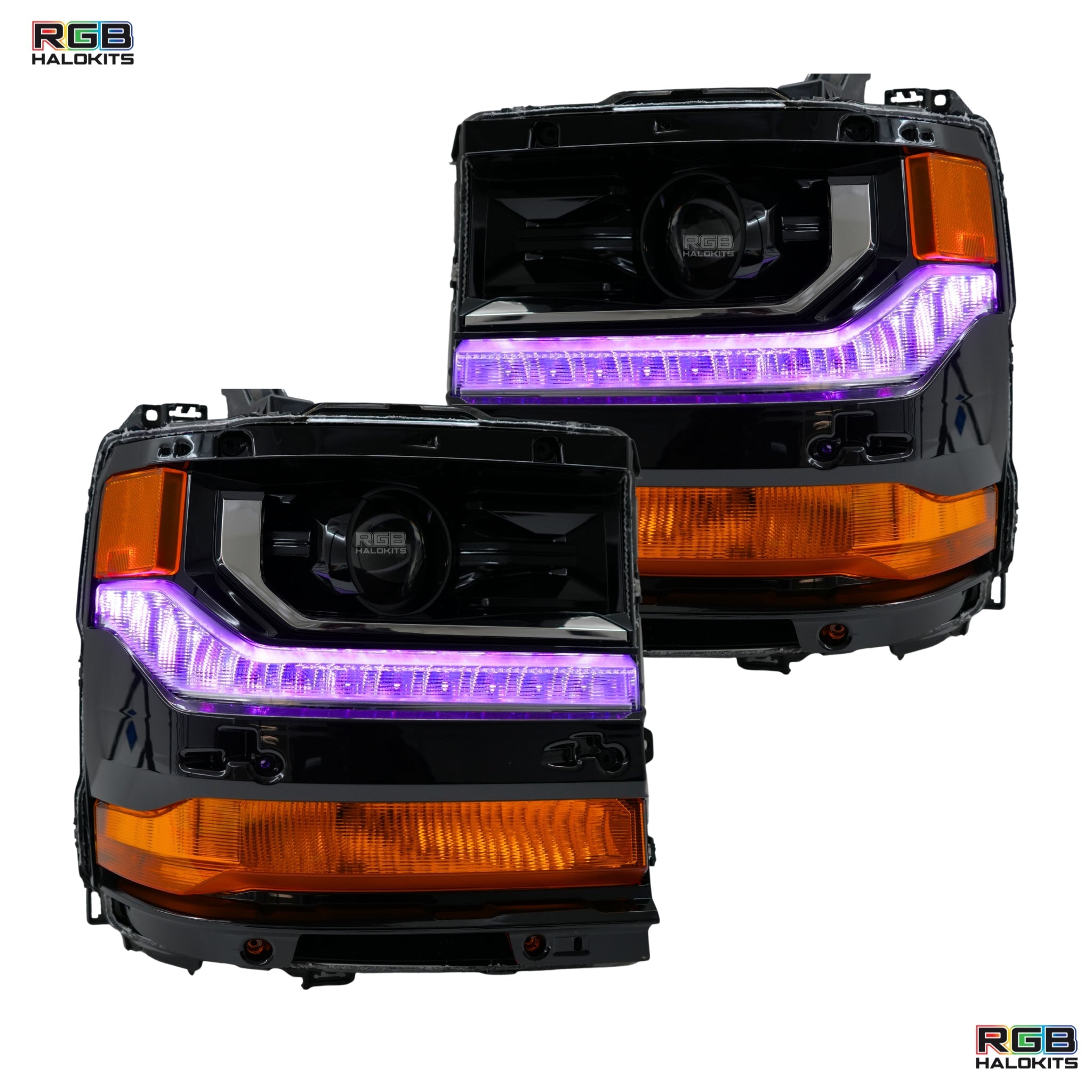Chevrolet Silverado Multicolor Flow Series DRL Boards (2016-2018) – Custom Multicolor LED Lighting by RGB Halo Kits