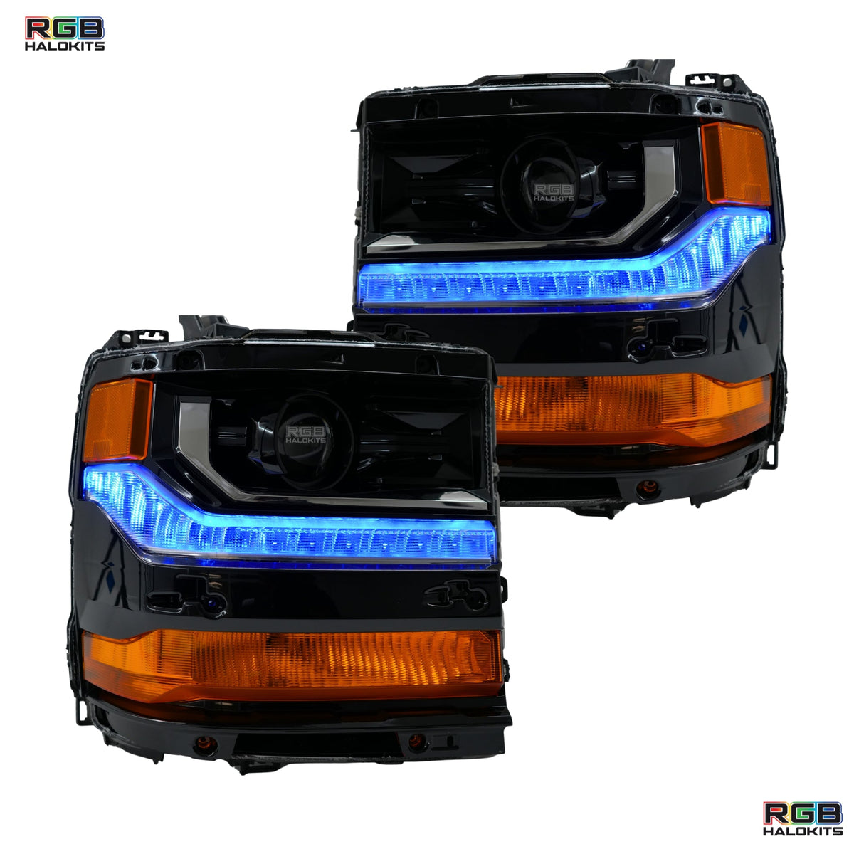 Chevrolet Silverado Multicolor Flow Series DRL Boards (2016-2018) – Custom Multicolor LED Lighting by RGB Halo Kits