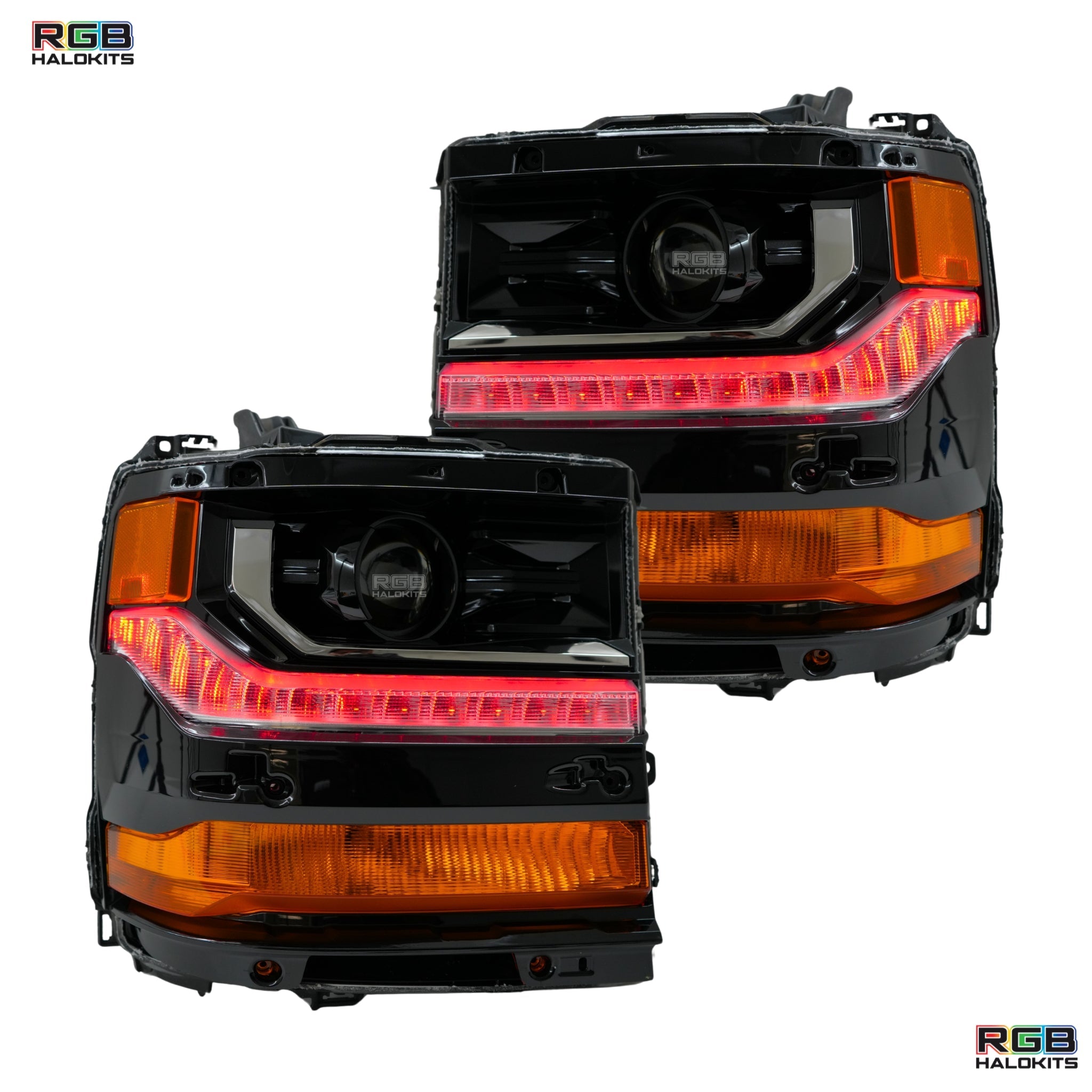 Chevrolet Silverado Multicolor Flow Series DRL Boards (2016-2018) – Custom Multicolor LED Lighting by RGB Halo Kits