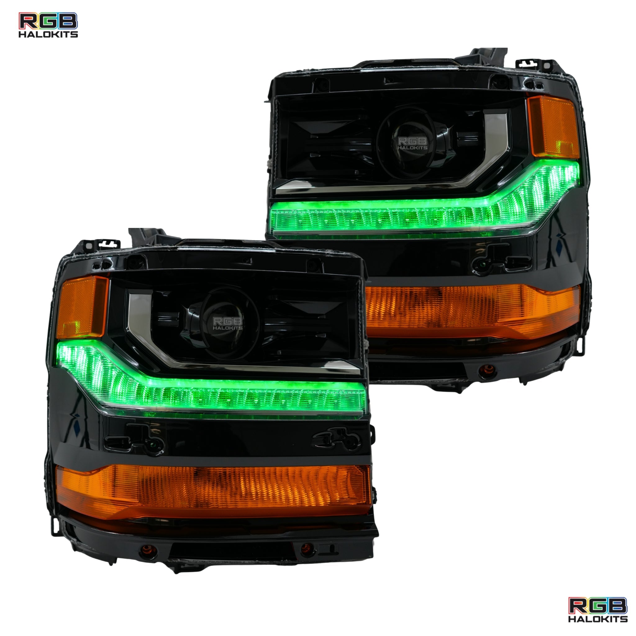 Chevrolet Silverado Multicolor Flow Series DRL Boards (2016-2018) – Custom Multicolor LED Lighting by RGB Halo Kits