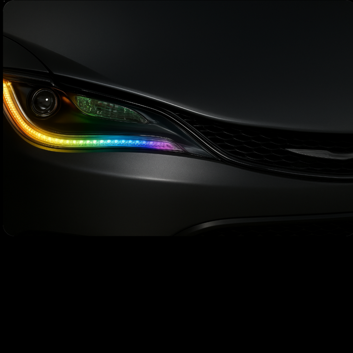 Chrysler 200 Flow Series DRL Boards (2015-2017) – Custom Multicolor LED Lighting by RGB Halo Kits