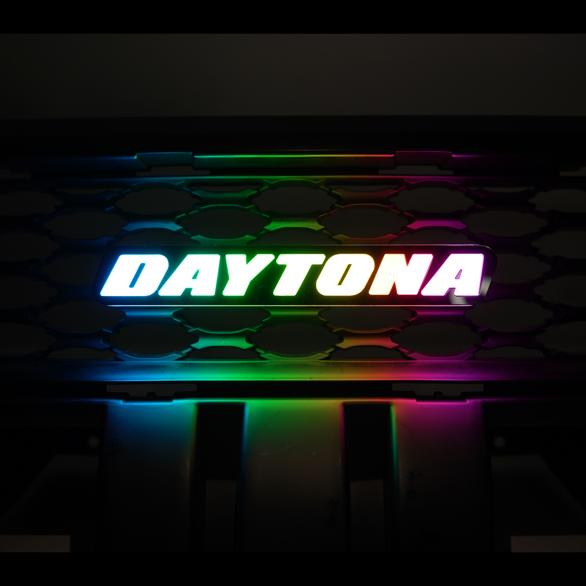 Daytona LED Badge: (Multicolor Flow) – Custom Multicolor LED Lighting by RGB Halo Kits