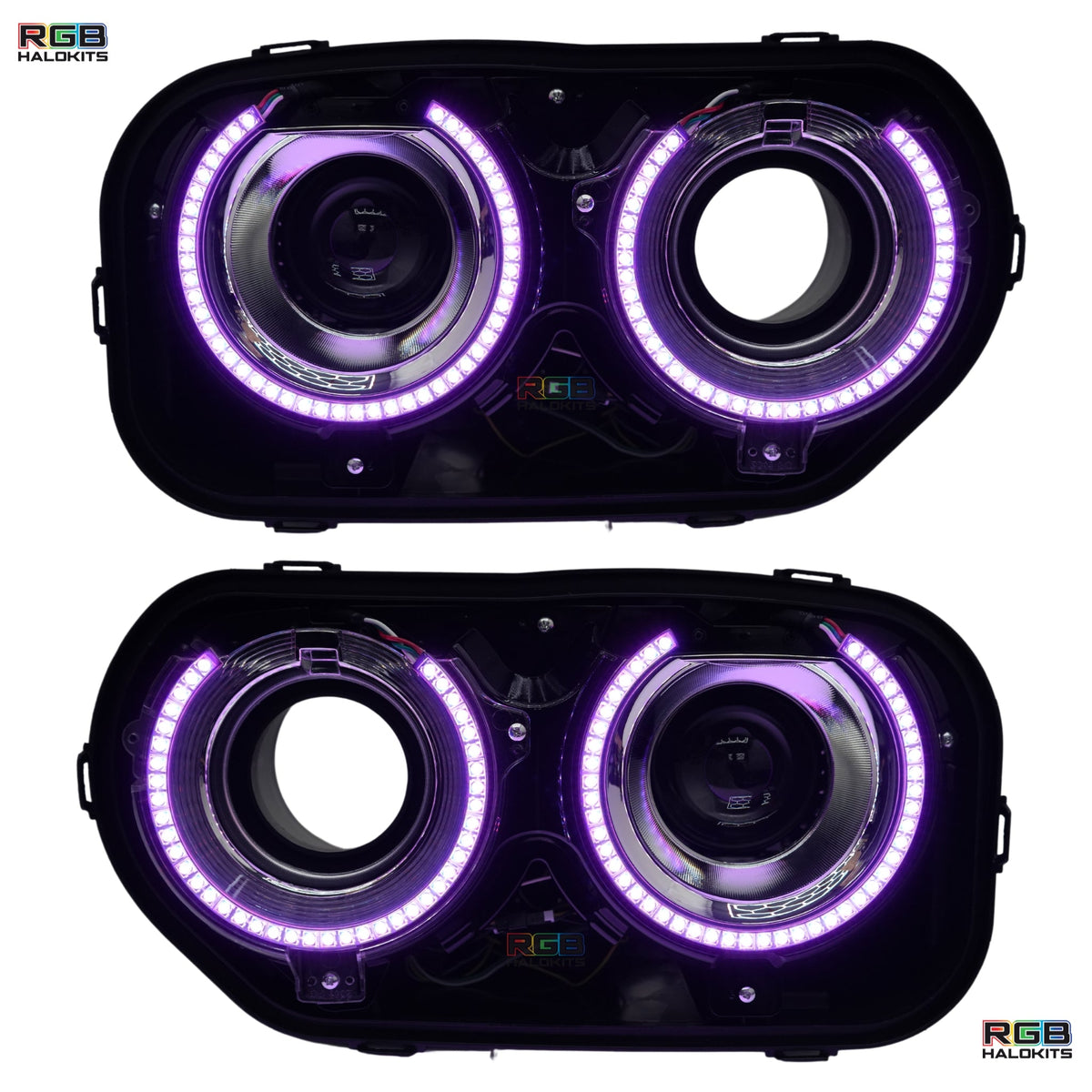 Dodge Challenger Multicolor Halo Kit (2015-2023) – Custom Multicolor LED Lighting by RGB Halo Kits