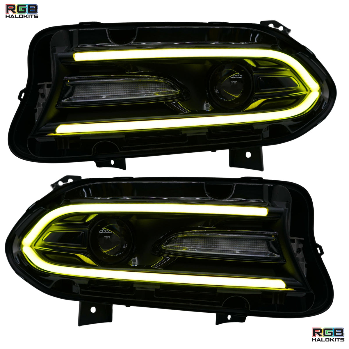 Dodge Charger Flow Series DRL Boards 2.0 | Diffused LED (2015-2023) – Custom Multicolor LED Lighting by RGB Halo Kits