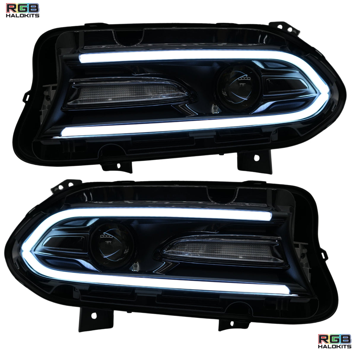 Dodge Charger Flow Series DRL Boards 2.0 | Diffused LED (2015-2023) – Custom Multicolor LED Lighting by RGB Halo Kits