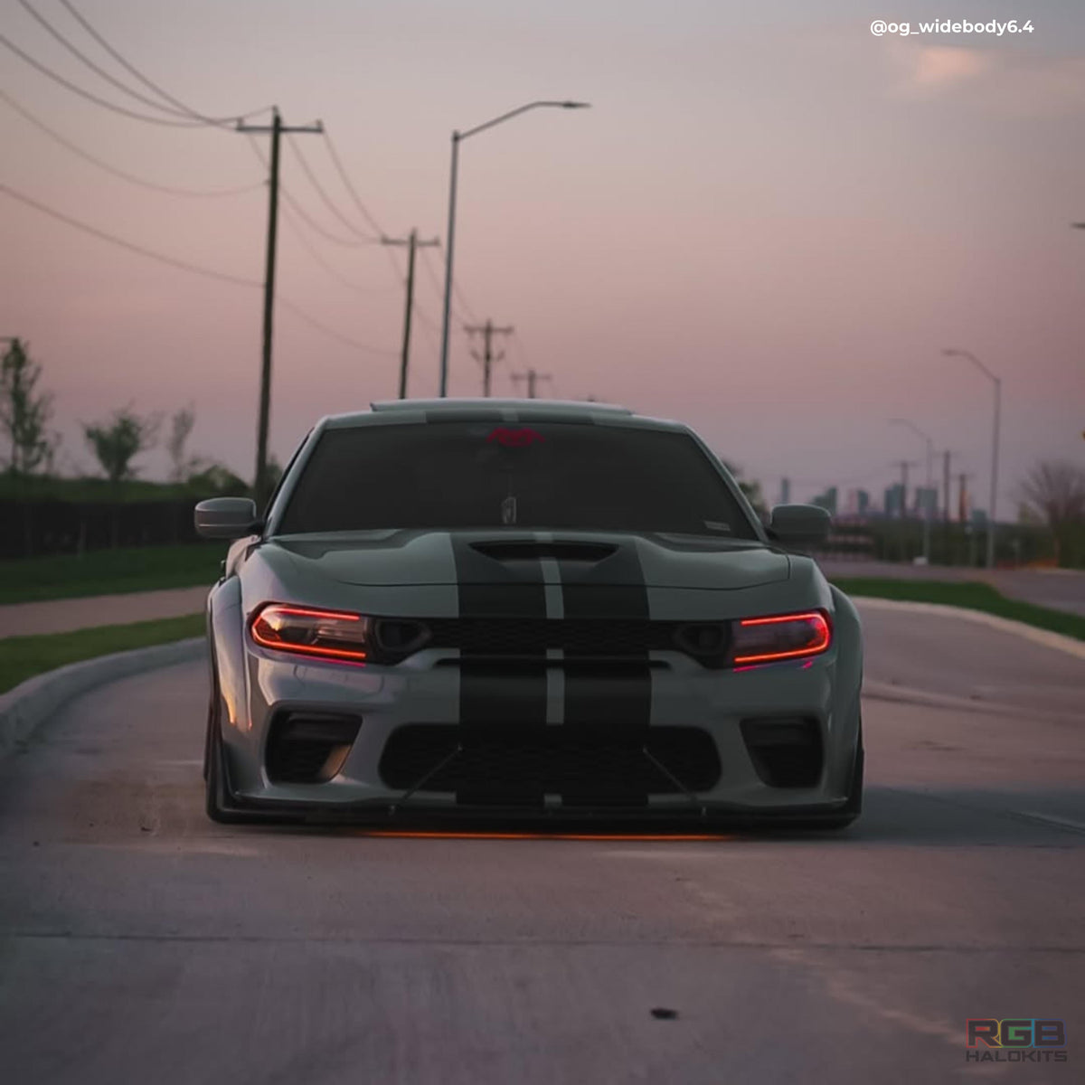 Dodge Charger RGBWA DRL Boards (2015-2023) – Custom Multicolor LED Lighting by RGB Halo Kits