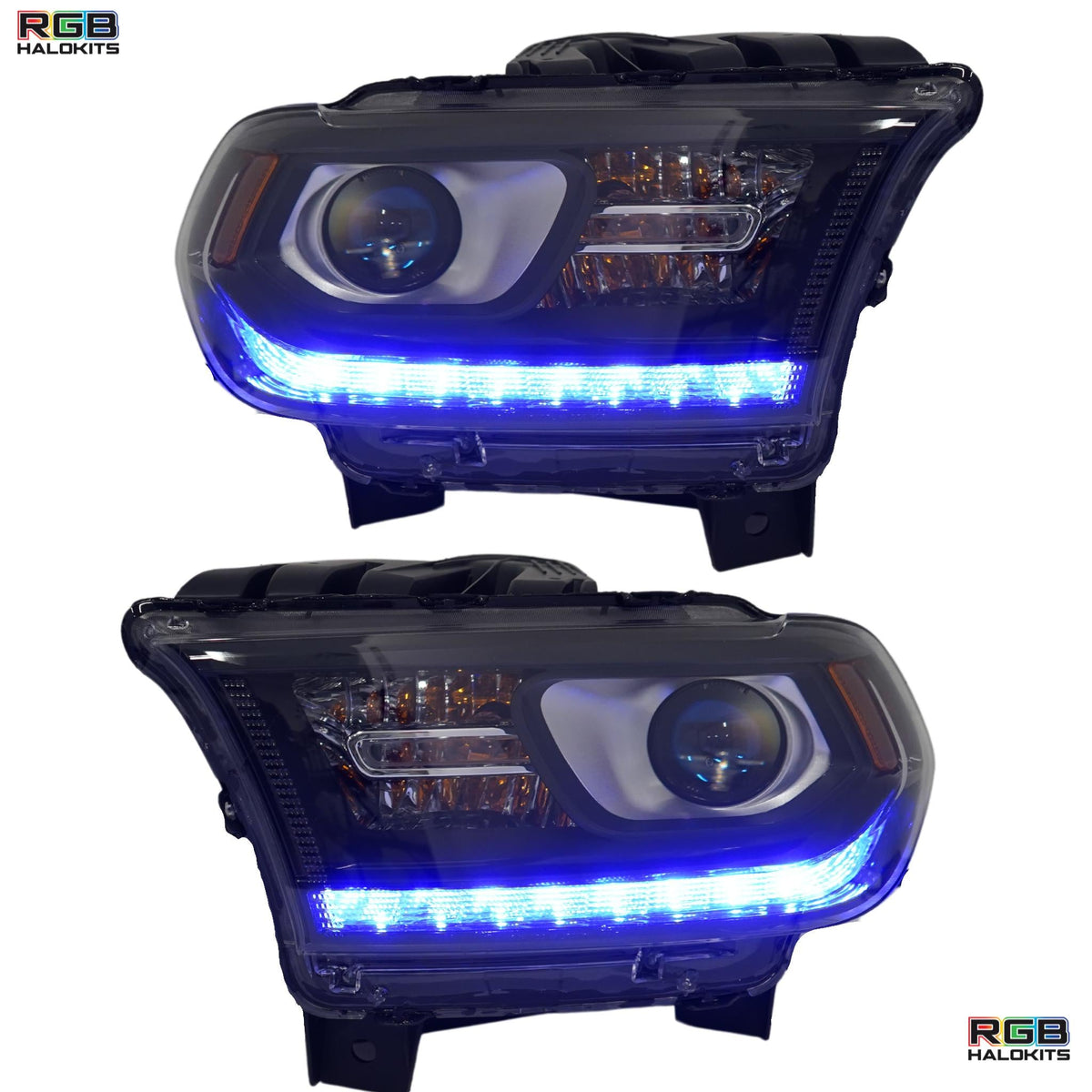 Dodge Durango Multicolor DRL Boards (2014-2020) – Custom Multicolor LED Lighting by RGB Halo Kits