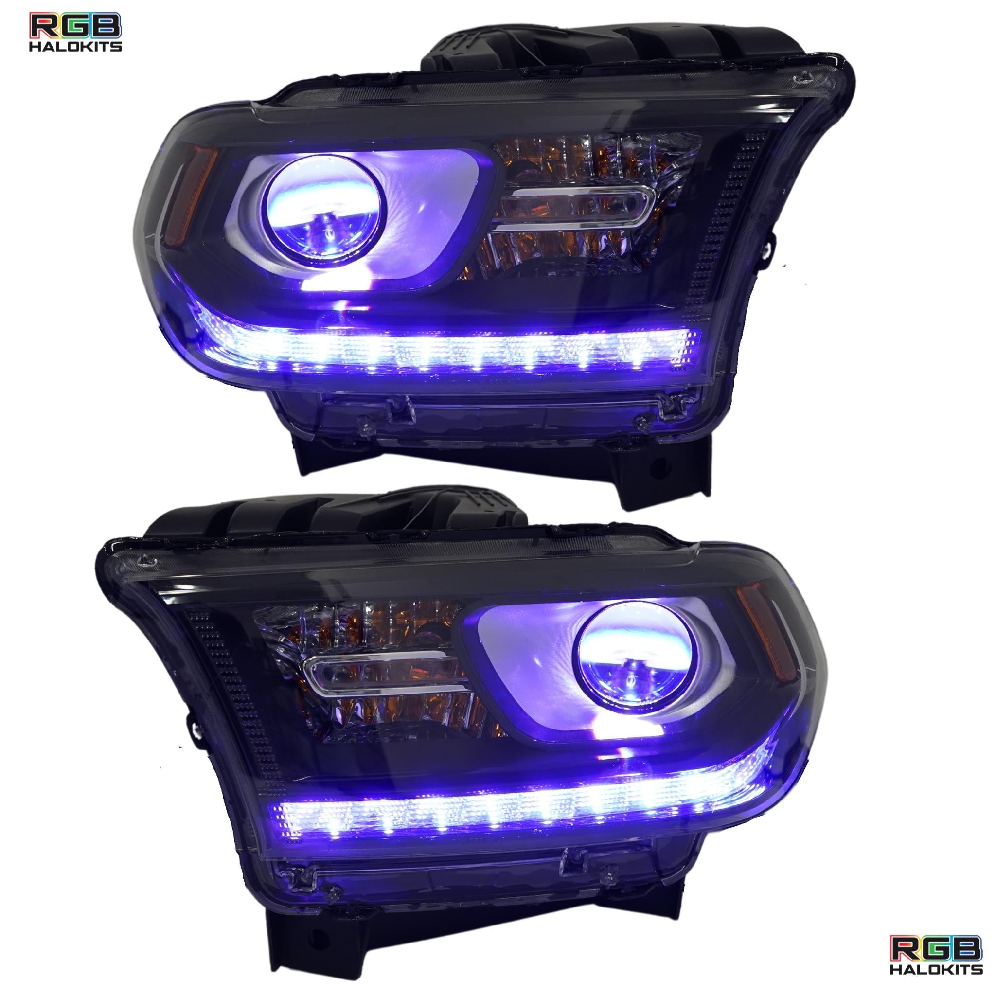 Dodge Durango Multicolor DRL Boards (2014-2020) – Custom Multicolor LED Lighting by RGB Halo Kits