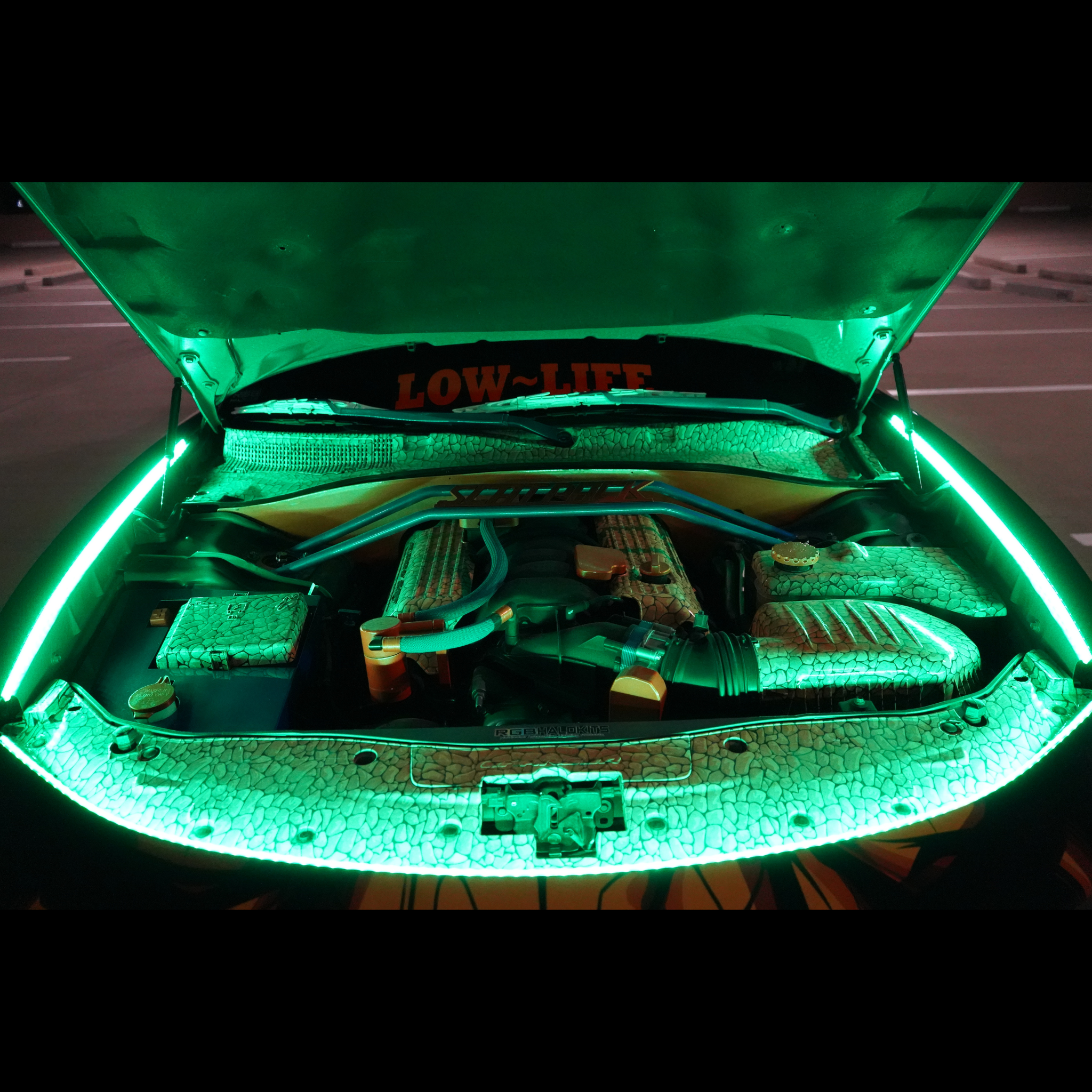 Engine Bay Multicolor Lighting Kit – Custom Multicolor LED Lighting by RGB Halo Kits