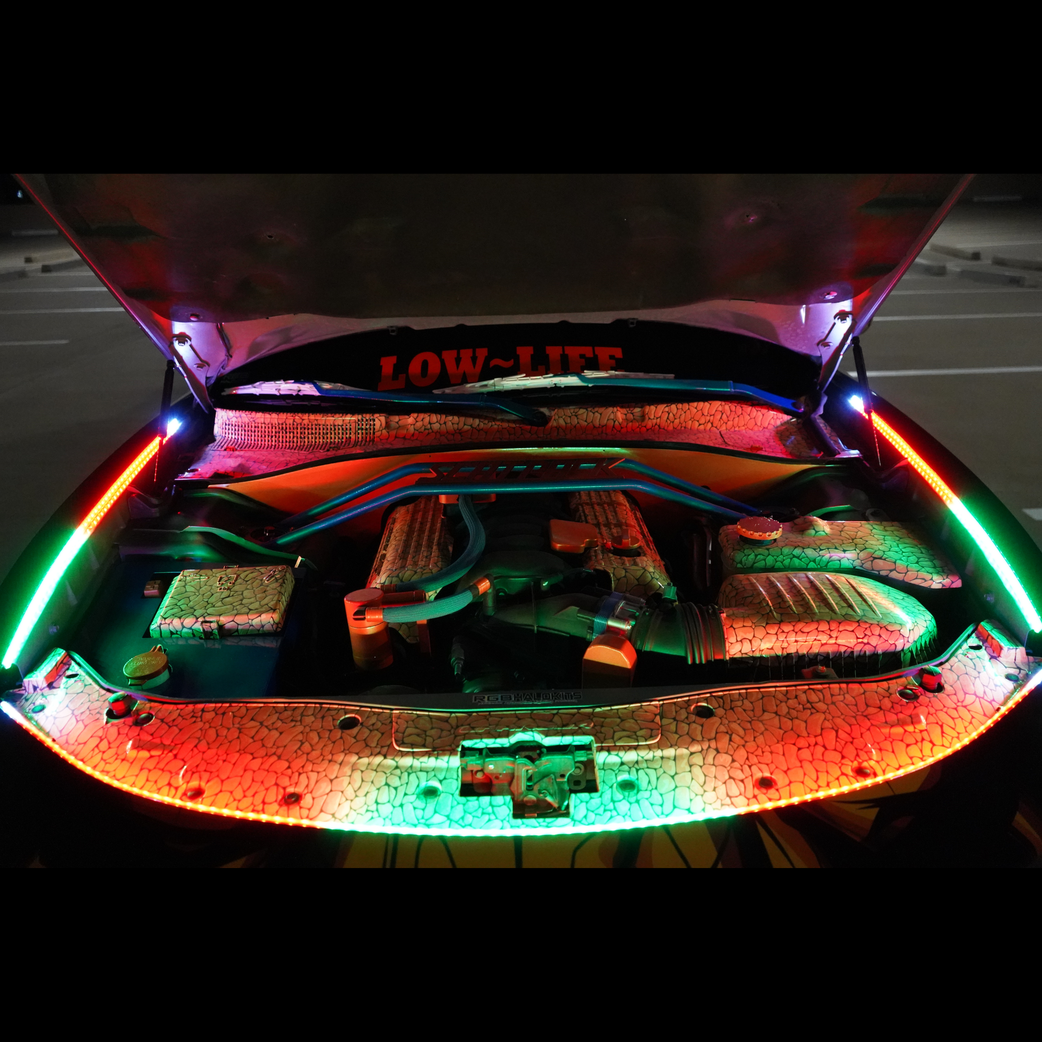 Engine Bay Multicolor Lighting Kit – Custom Multicolor LED Lighting by RGB Halo Kits