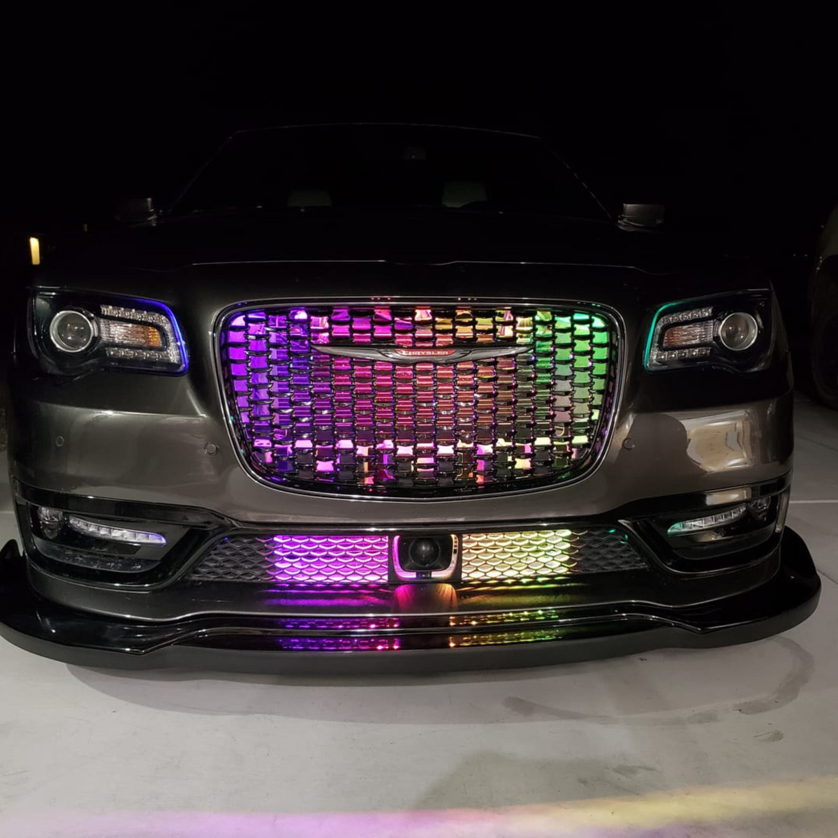 Flow Series LED Grille Kit – Custom Multicolor LED Lighting by RGB Halo Kits