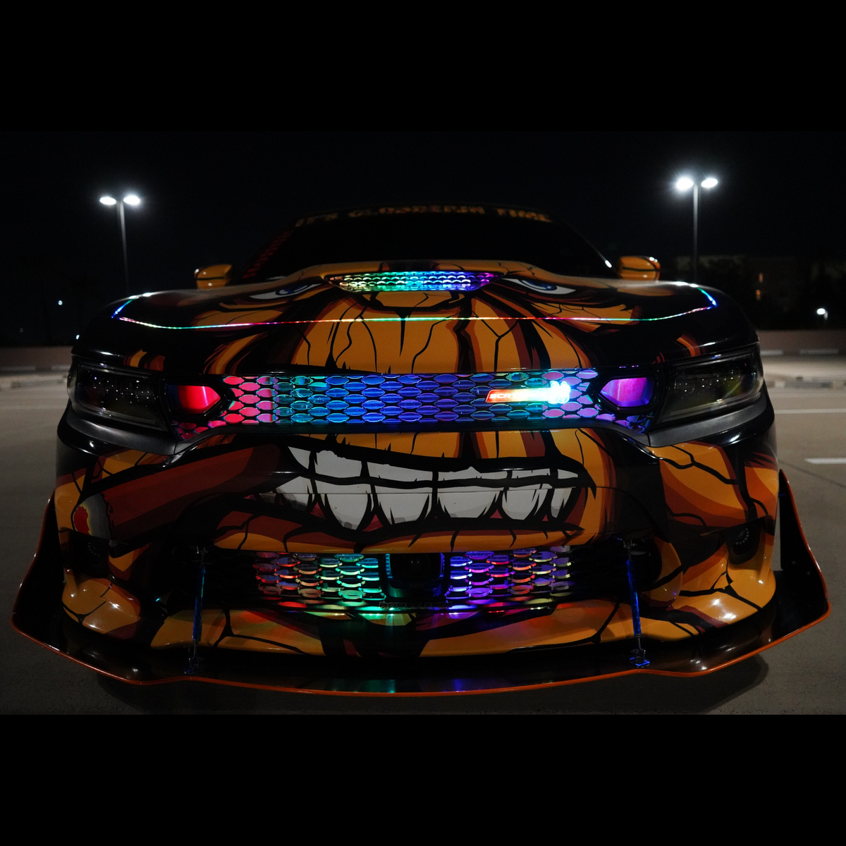 Flow Series LED Grille Kit – Custom Multicolor LED Lighting by RGB Halo Kits
