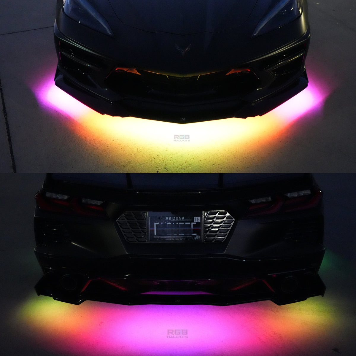 Flow Series LED Underglow Lighting Kit 3.0 | Custom 6pc | Flexible – Custom Multicolor LED Lighting by RGB Halo Kits