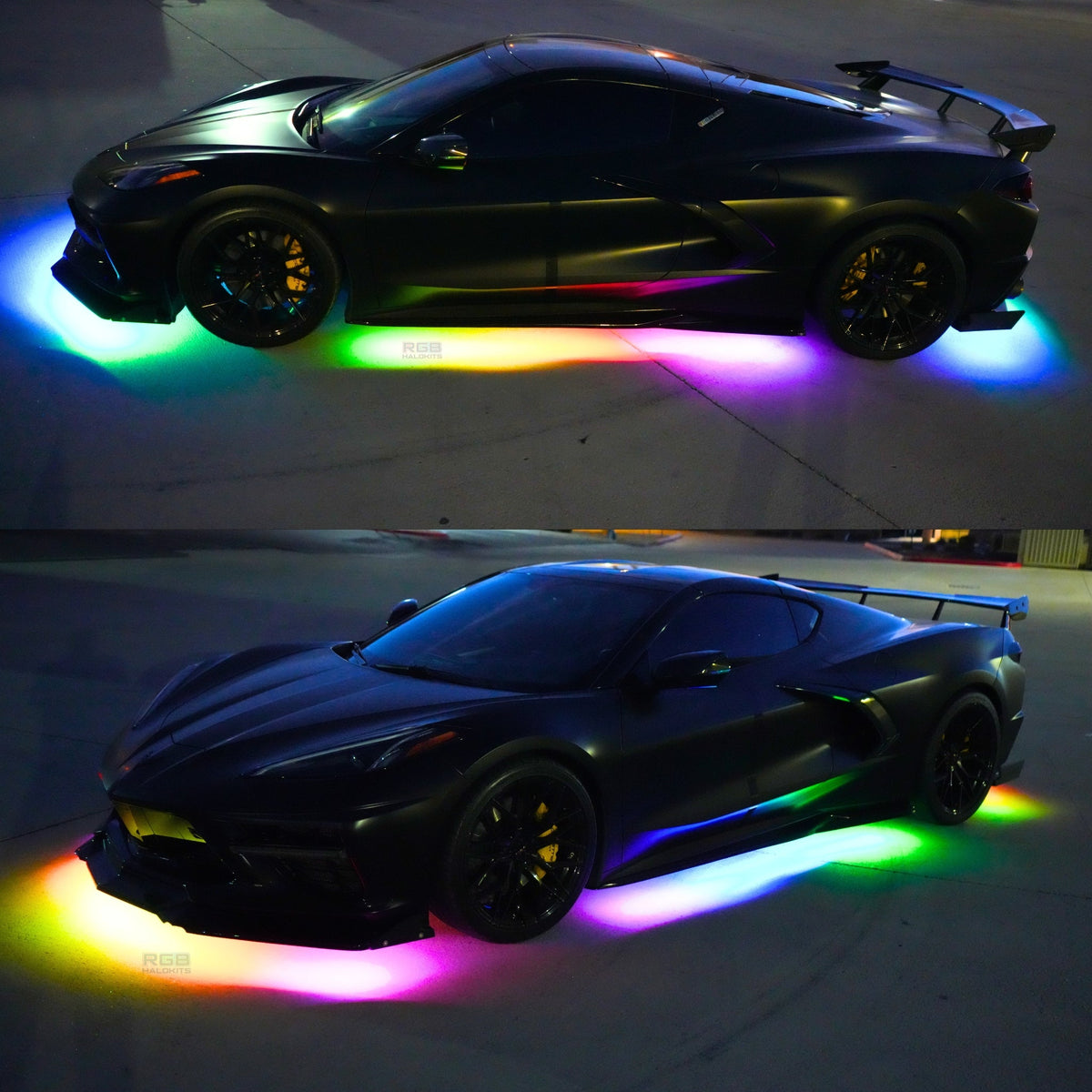 Flow Series LED Underglow Lighting Kit 3.0 | Custom 6pc | Flexible – Custom Multicolor LED Lighting by RGB Halo Kits