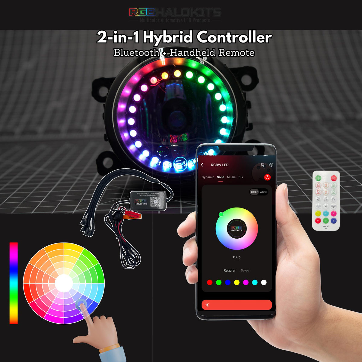 Fog Light Halos – Custom Multicolor LED Lighting by RGB Halo Kits