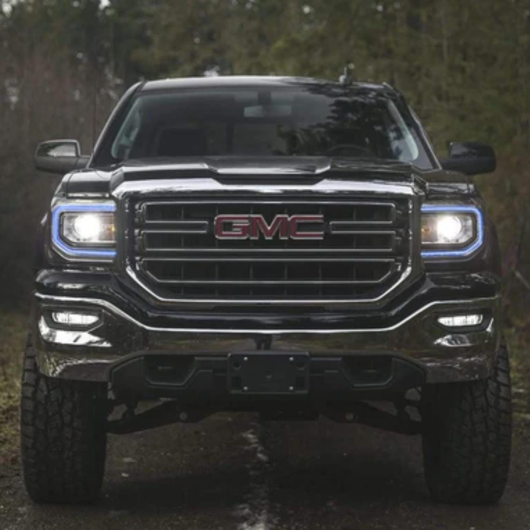 GMC Sierra 1500 Multicolor DRL Boards (2016-2018) – Custom Multicolor LED Lighting by RGB Halo Kits