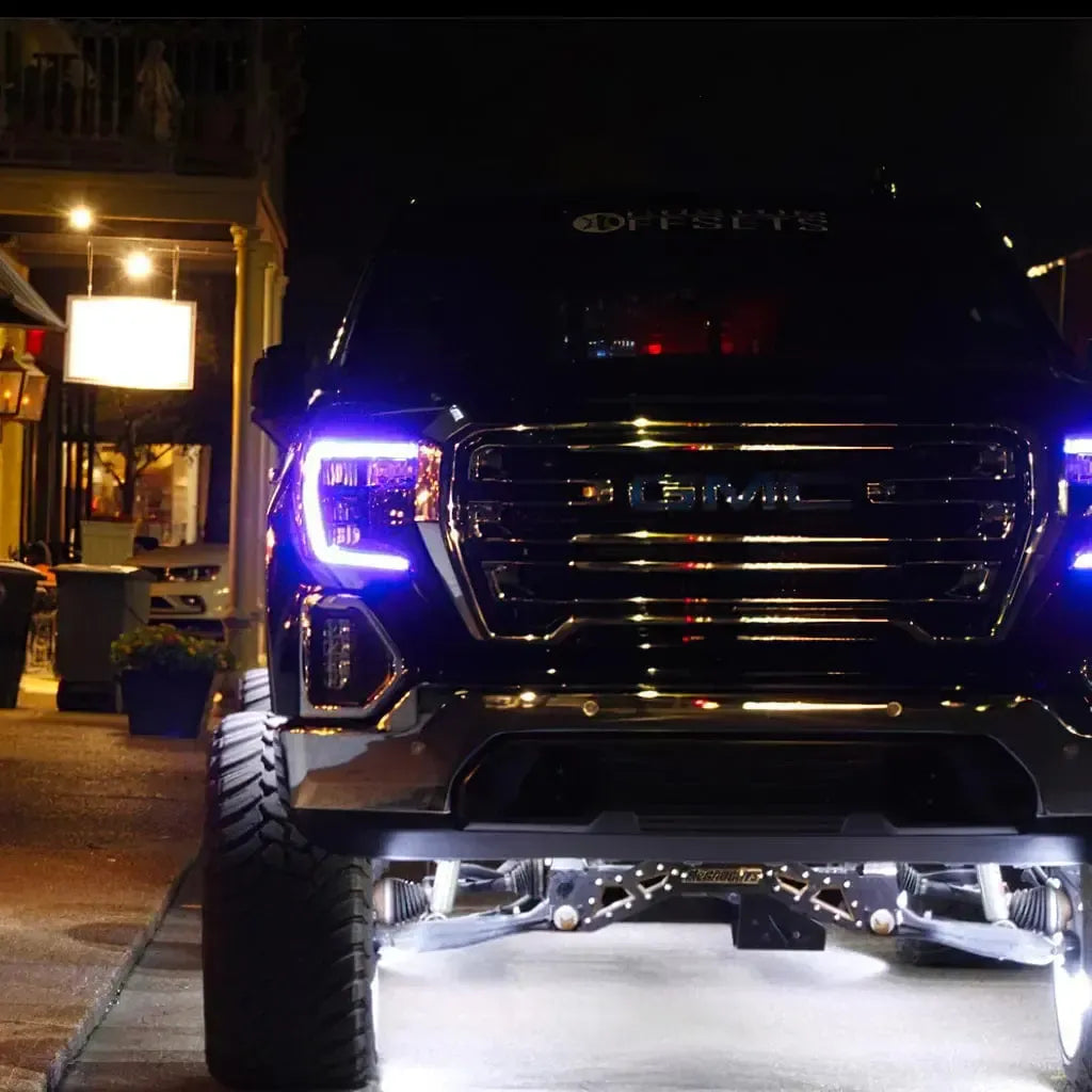 GMC Sierra 1500 Multicolor RGBW DRL Boards (2019-2022) – Custom Multicolor LED Lighting by RGB Halo Kits