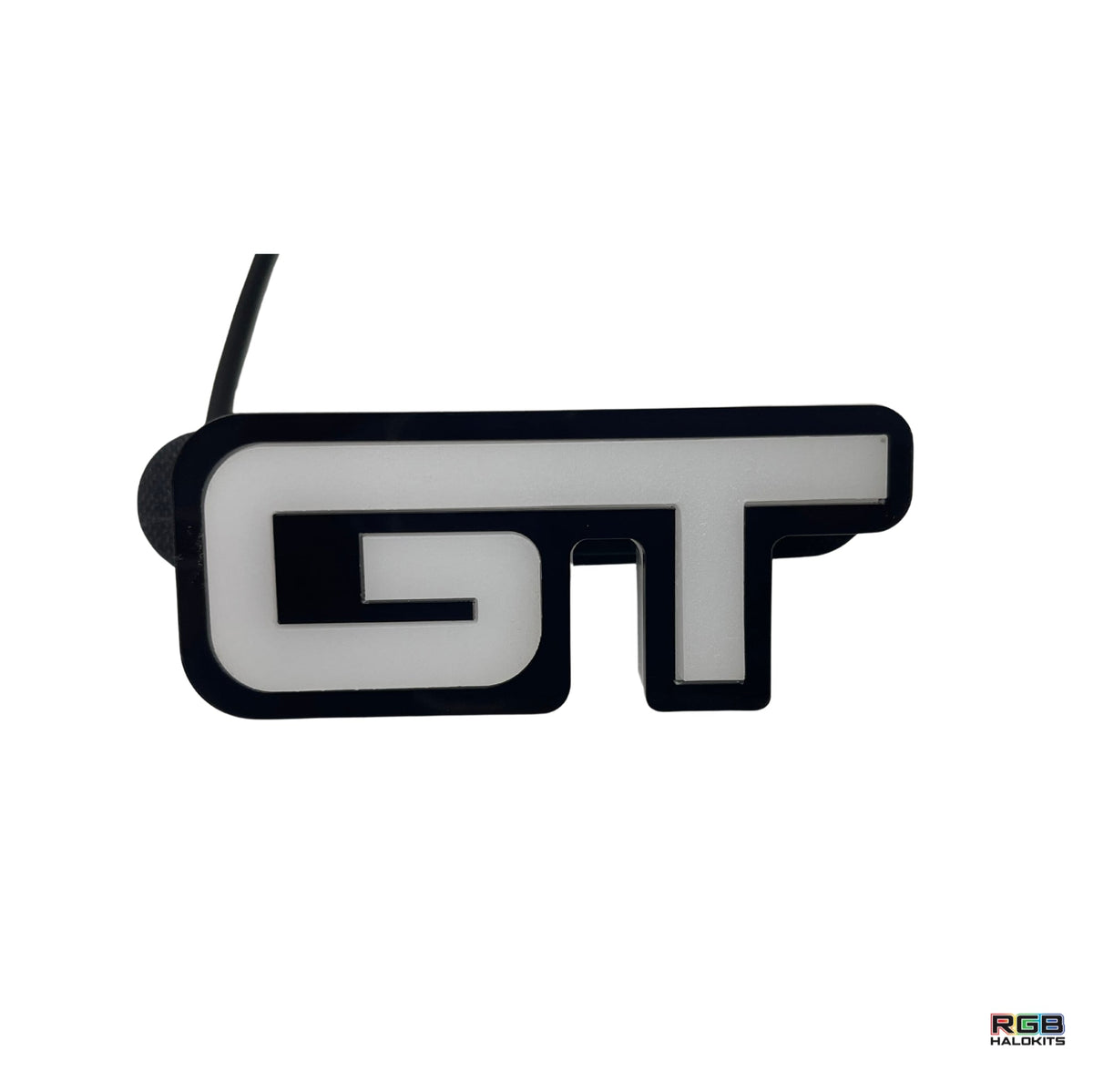 GT LED Emblem Badge (Multicolor Flow) – Custom Multicolor LED Lighting by RGB Halo Kits