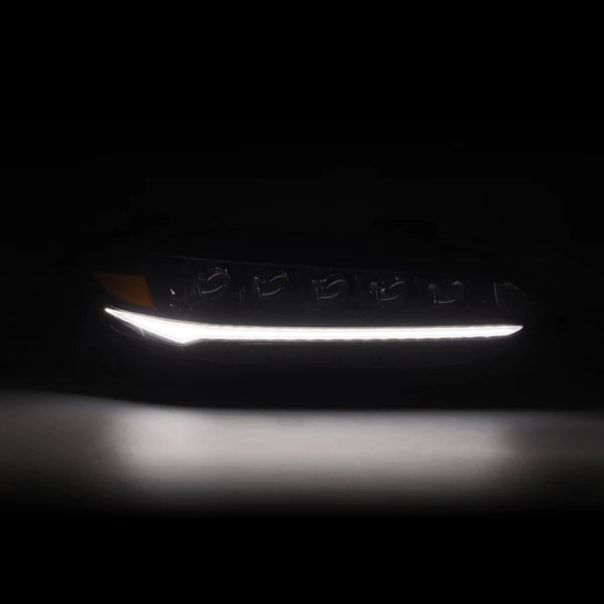 Honda Civic: Multicolor Flow Series Nova-Series Alphablack Headlights (2022-2025) | Alpharex – Custom Multicolor LED Lighting by RGB Halo Kits