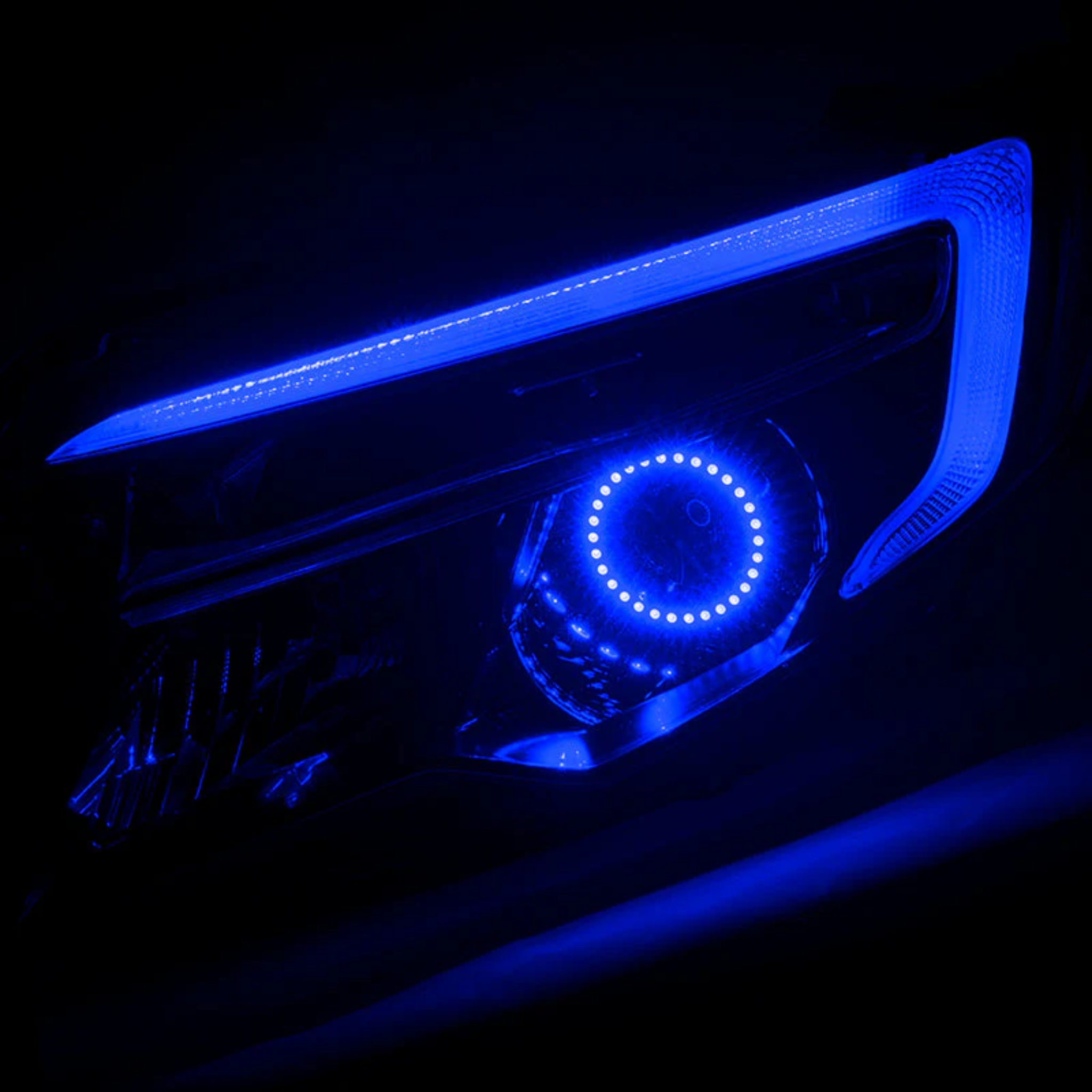 Honda Pilot Flow Series/Color Chasing DRL Boards w/ Halos (2016-2018) – Custom Multicolor LED Lighting by RGB Halo Kits