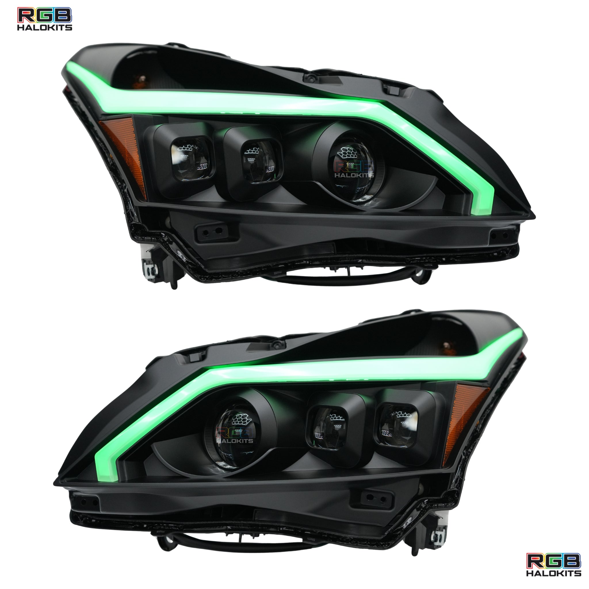 (2010-2013) Infiniti G37 Multicolor Flow DRL Boards (for Spyder Headlights only) – Custom Multicolor LED Lighting by RGB Halo Kits