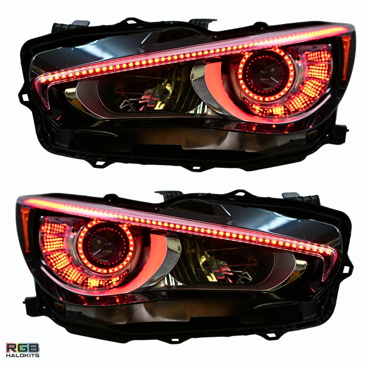 Infiniti Q50 Multicolor Flow DRL Boards (2014-2024) – Custom Multicolor LED Lighting by RGB Halo Kits