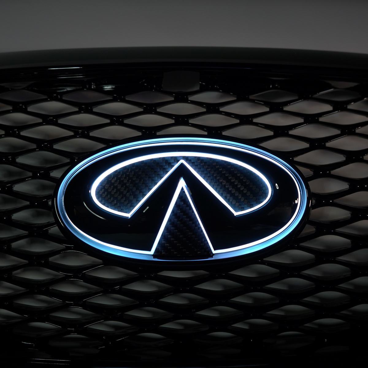 Infiniti Q50 Multicolor Flow LED emblem V2 (2014-2021) – Custom Multicolor LED Lighting by RGB Halo Kits