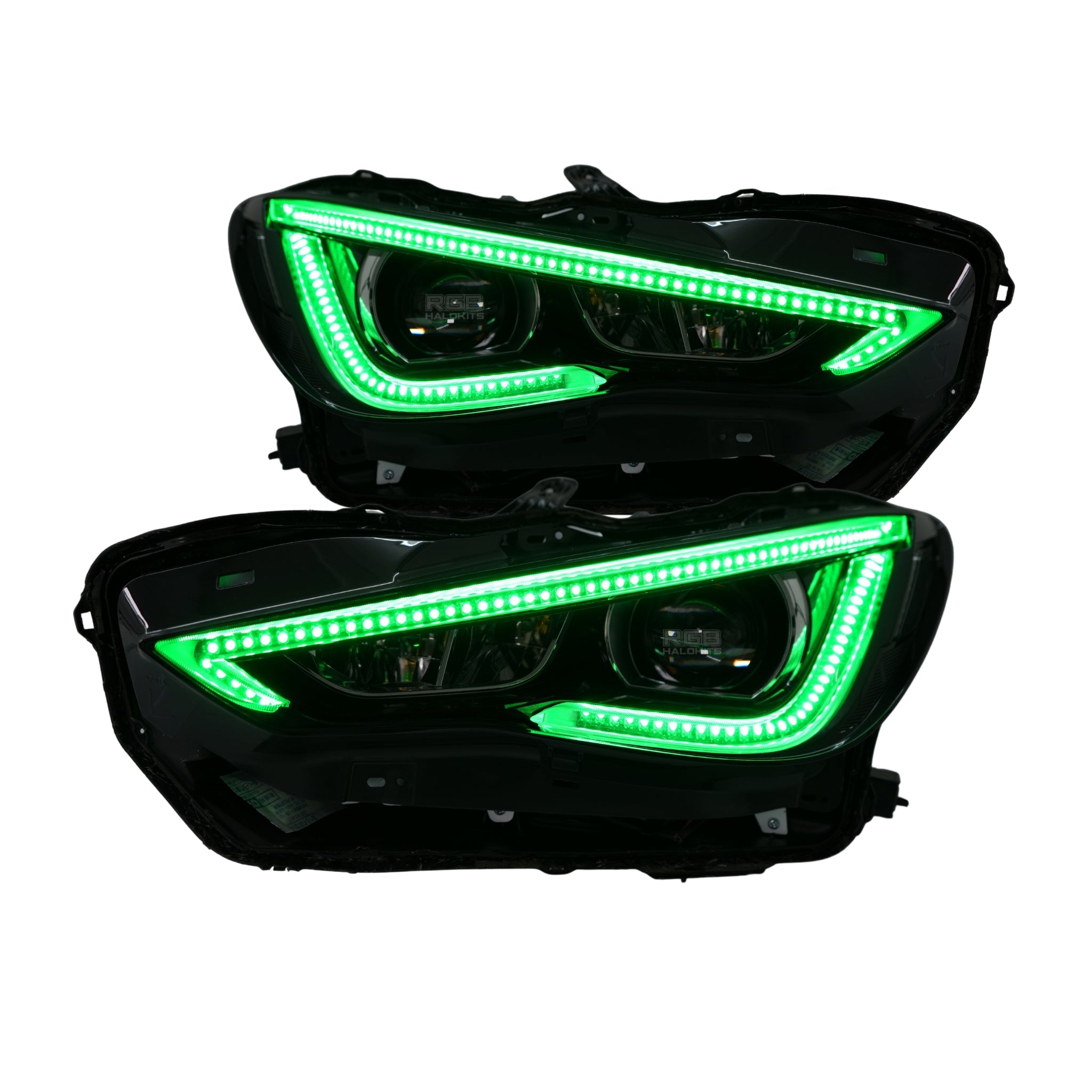 Infiniti Q60 DRL Boards (Multicolor Flow) 2016-2022 – Custom Multicolor LED Lighting by RGB Halo Kits