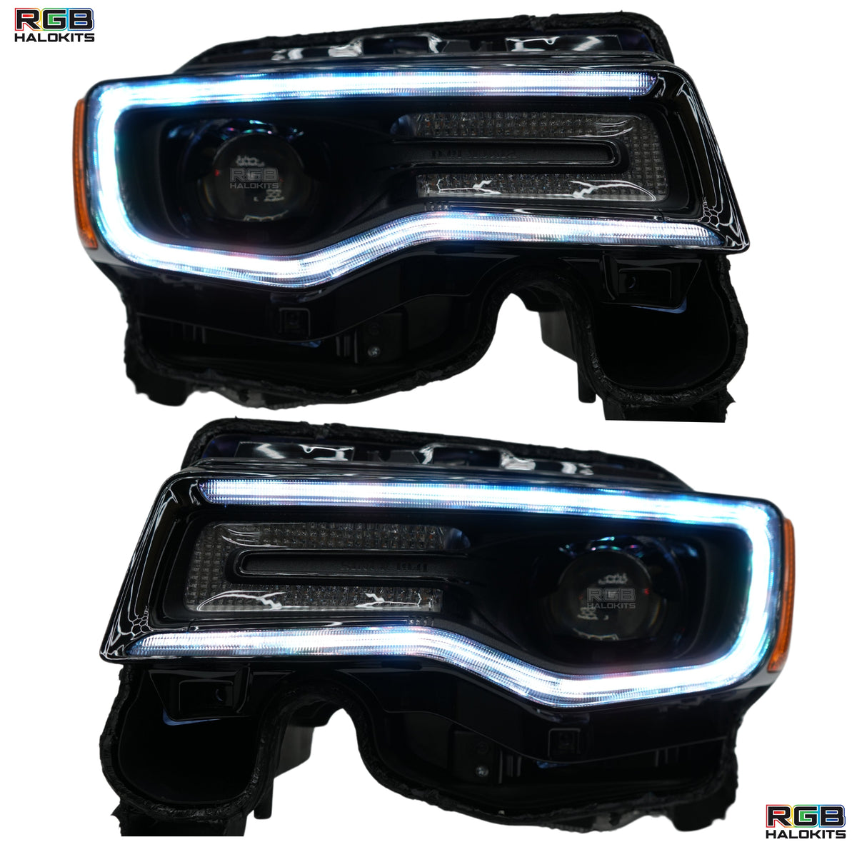 Jeep Grand Cherokee Multicolor DRL Boards (2014-2021) – Custom Multicolor LED Lighting by RGB Halo Kits