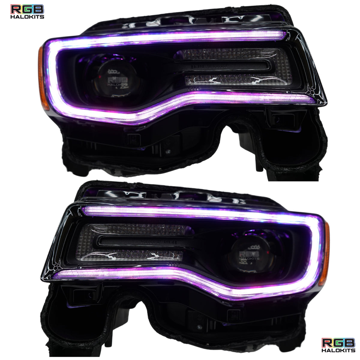 Jeep Grand Cherokee Multicolor DRL Boards (2014-2021) – Custom Multicolor LED Lighting by RGB Halo Kits