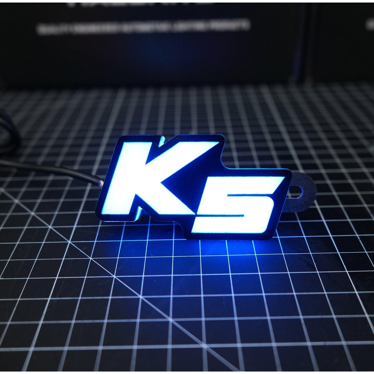 Kia K5 LED Badge: (Multicolor Flow) – Custom Multicolor LED Lighting by RGB Halo Kits