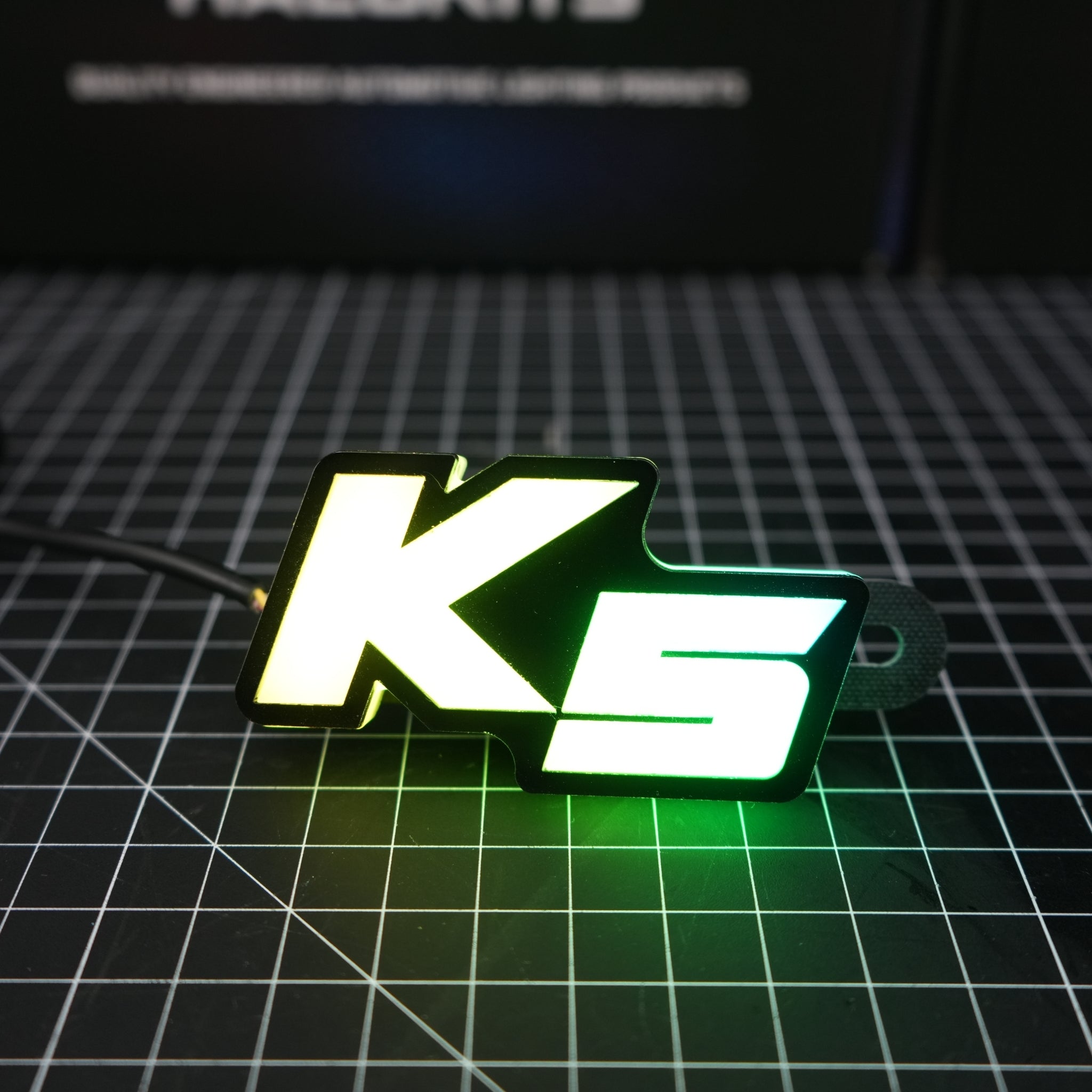 Kia K5 LED Badge: (Multicolor Flow) – Custom Multicolor LED Lighting by RGB Halo Kits