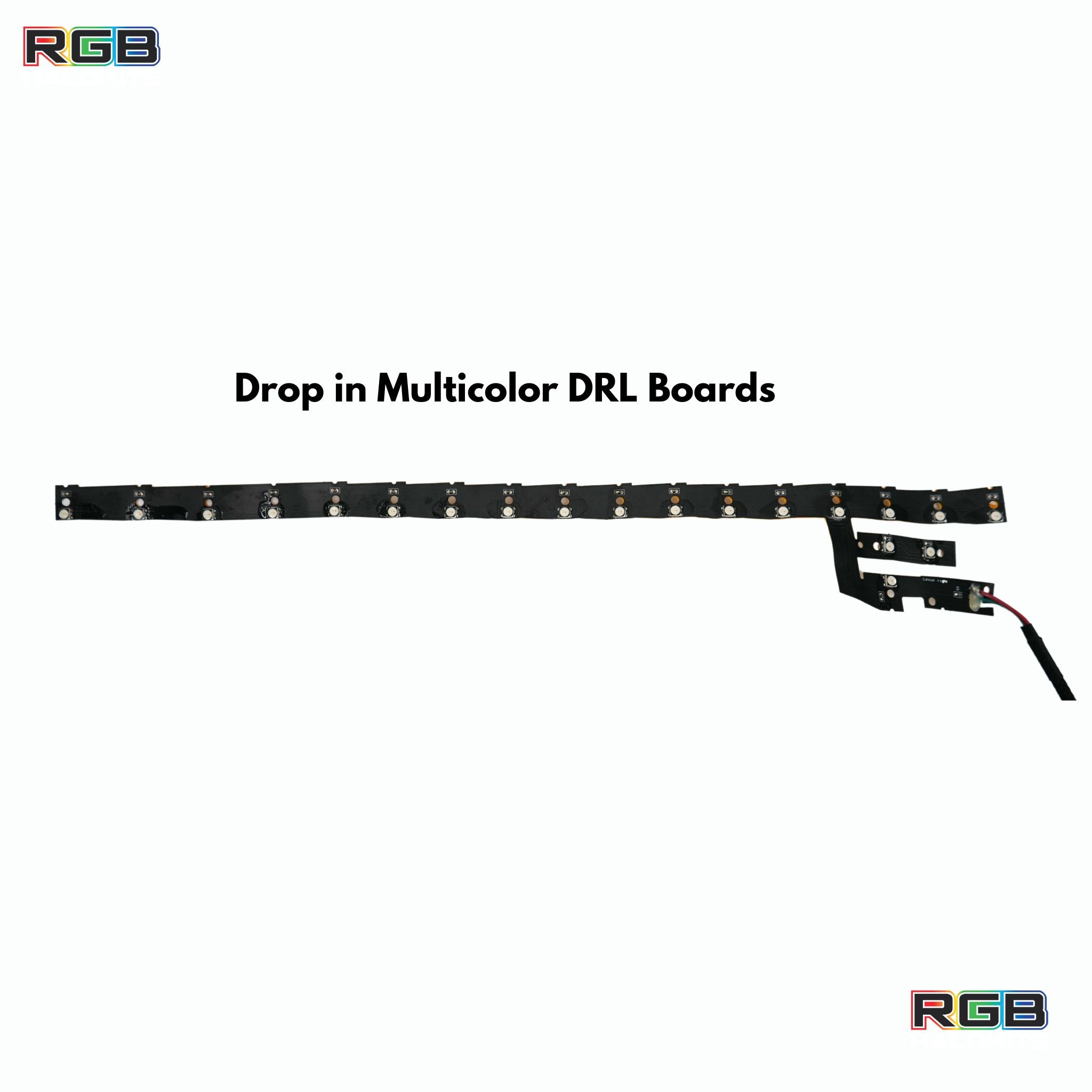 Lexus RC Multicolor Flow Series DRL Boards (2015-2018) – Custom Multicolor LED Lighting by RGB Halo Kits