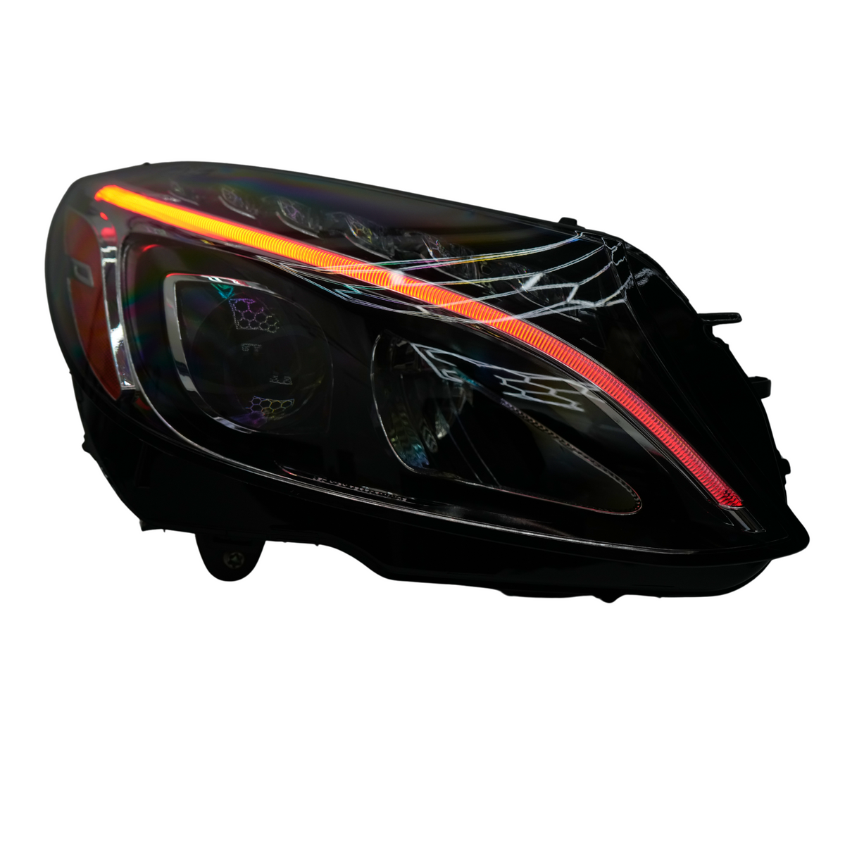 Mercedes Benz C-Class RGBW Multicolor DRL Boards (2015-2023) – Custom Multicolor LED Lighting by RGB Halo Kits