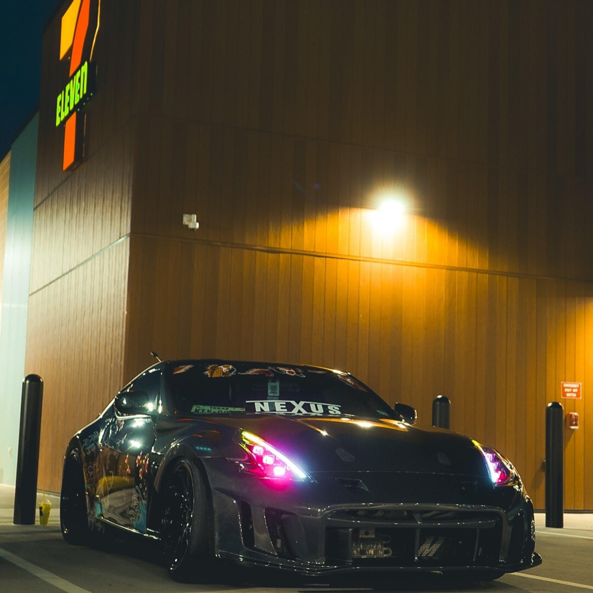 Nissan 370Z: Multicolor Flow Series Headlights (2009-2021) | XB Morimoto – Custom Multicolor LED Lighting by RGB Halo Kits