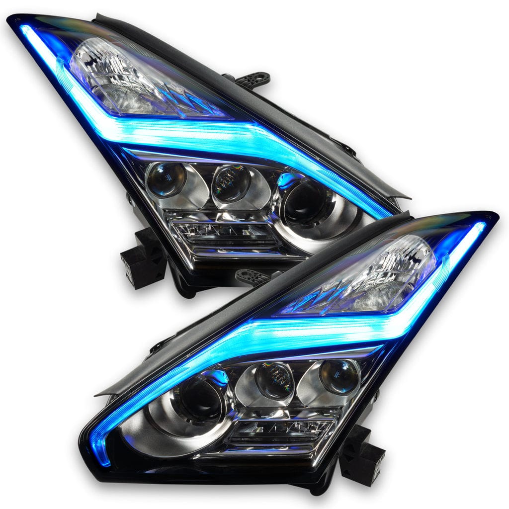 Nissan GTR RGBW DRL Boards (2015-2024) – Custom Multicolor LED Lighting by RGB Halo Kits