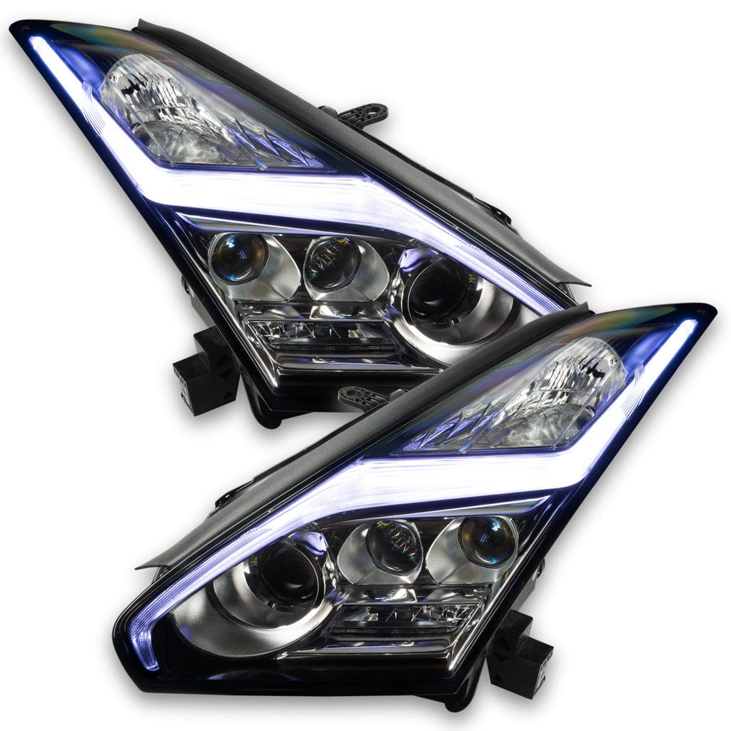 Nissan GTR RGBW DRL Boards (2015-2024) – Custom Multicolor LED Lighting by RGB Halo Kits