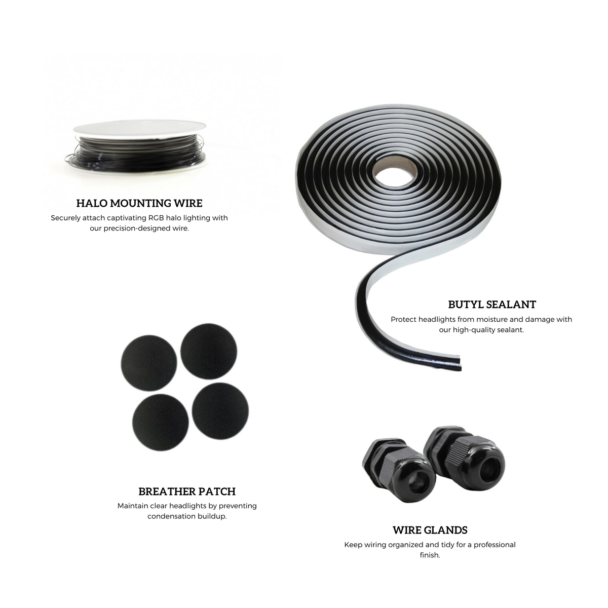 Pro Headlight Product Installation kit — product view